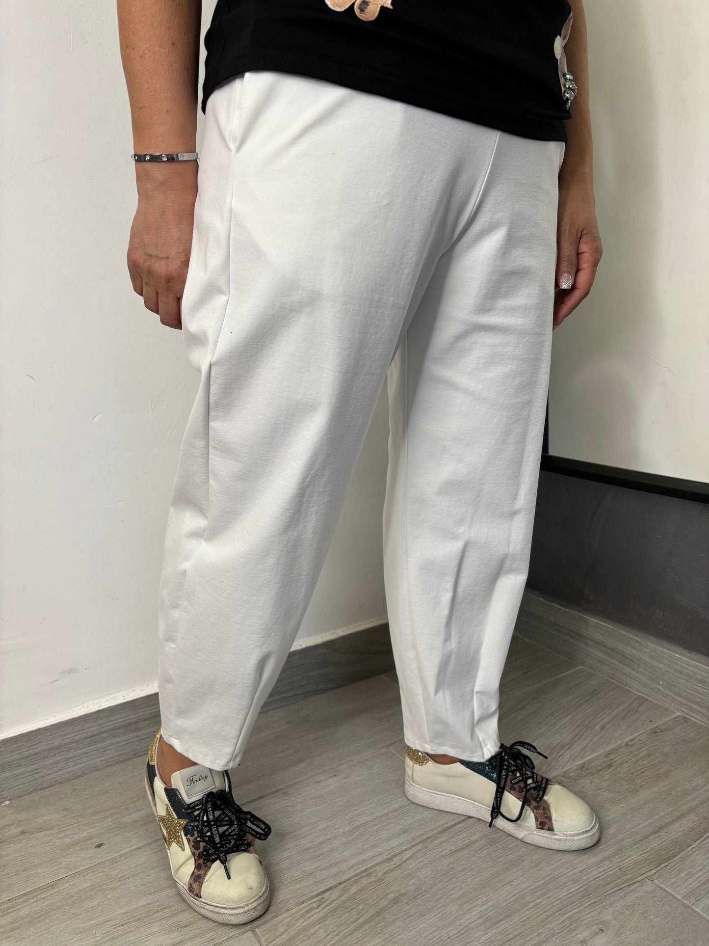Pantalone Wendy Slim Bianco