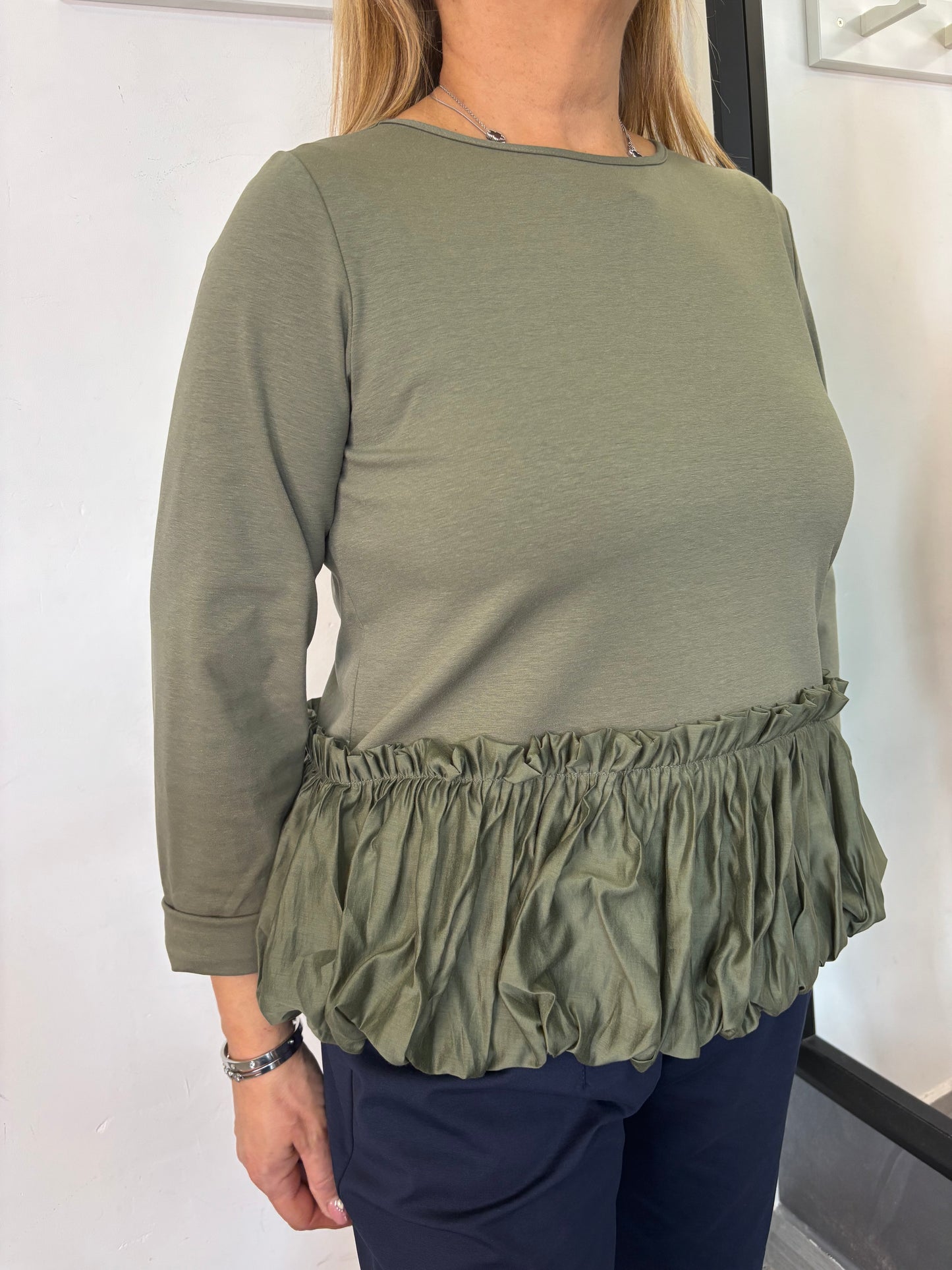 Casacca Wendy Maya Verde Militare