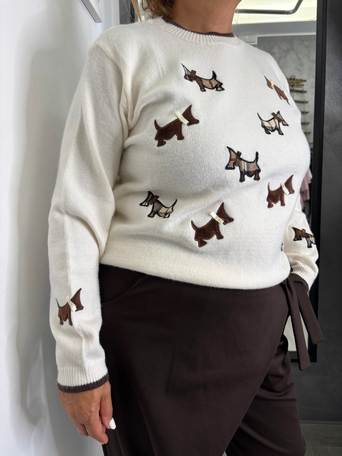 Maglioncino Bassotto Burro