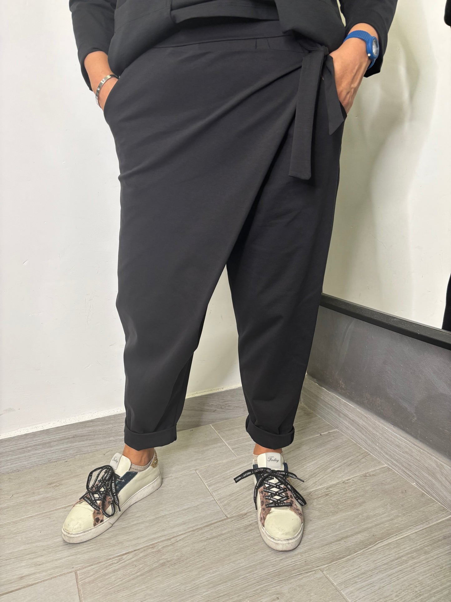 Pantalone Sun Pareo Spring Nero