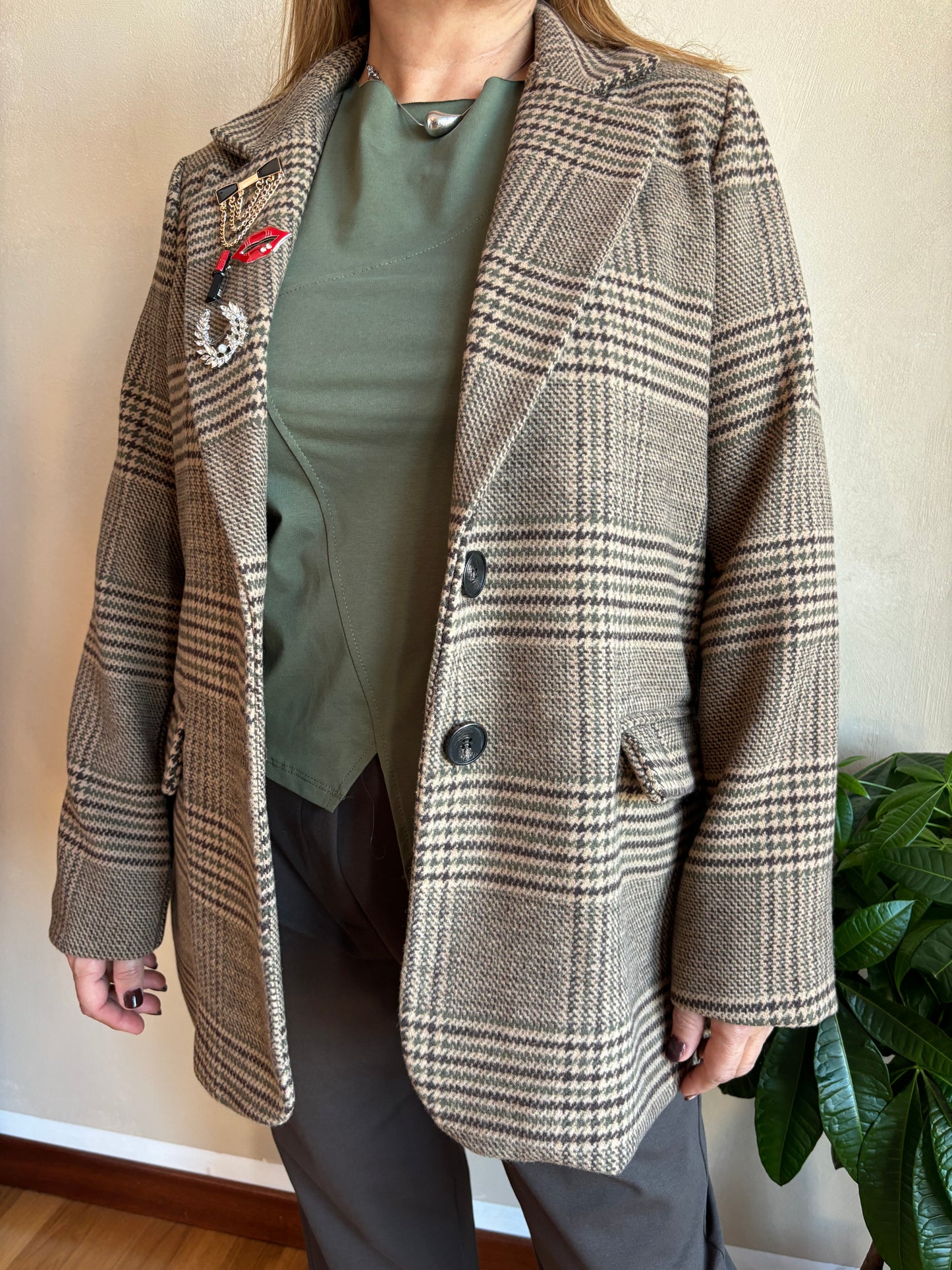 Giacca Glamour Camel