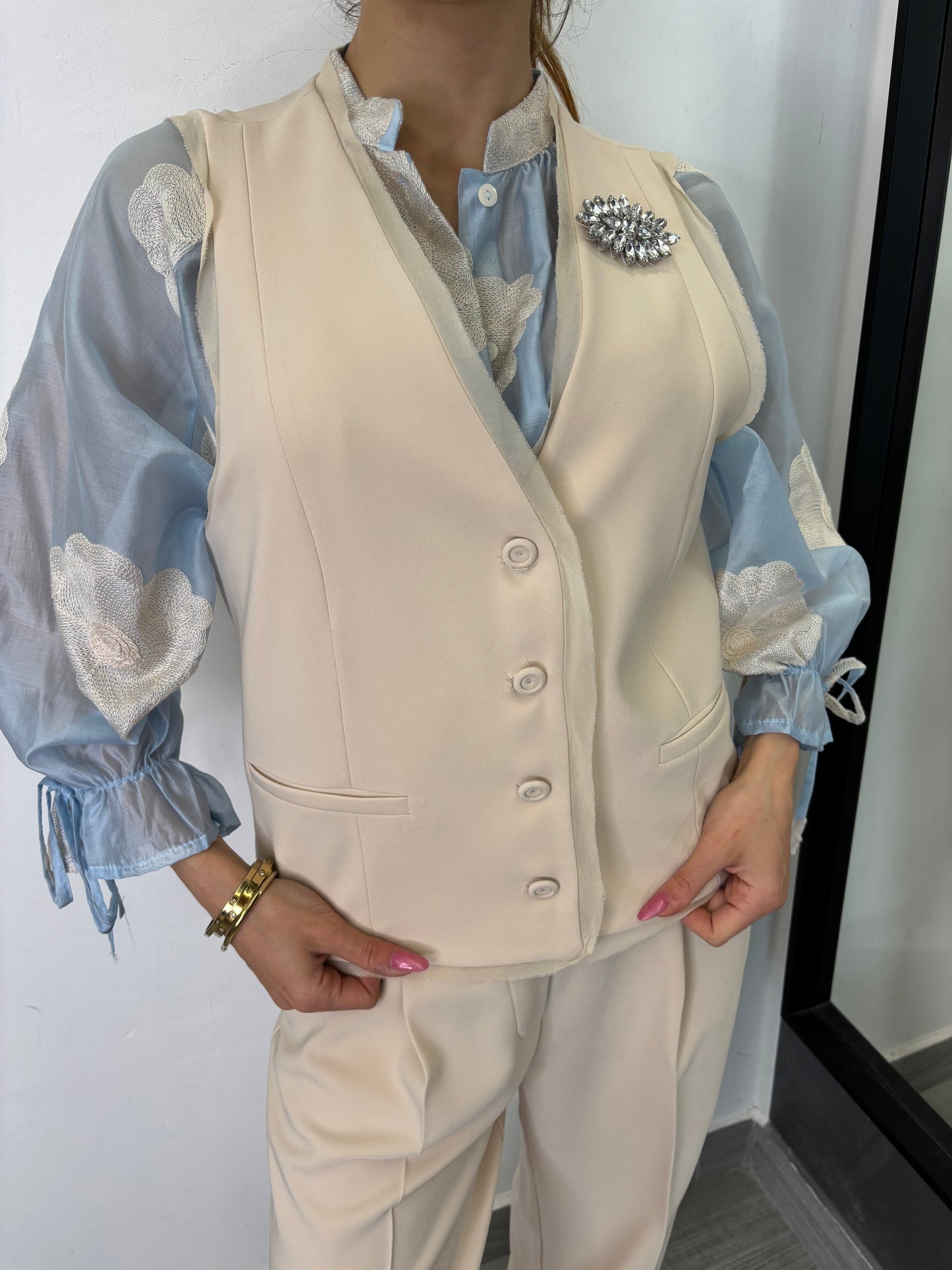 Gilet Flora Burro Imperial