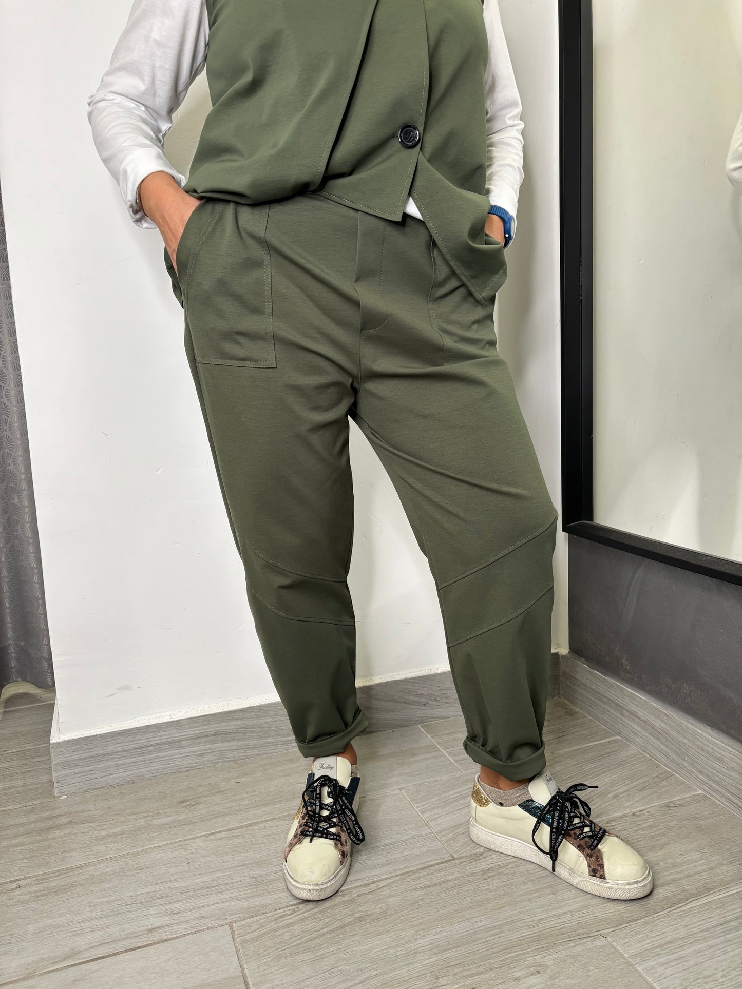 Pantalone 158C Ely Verde