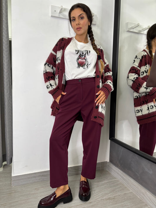 Pantalone Must Burgundi Vicolo