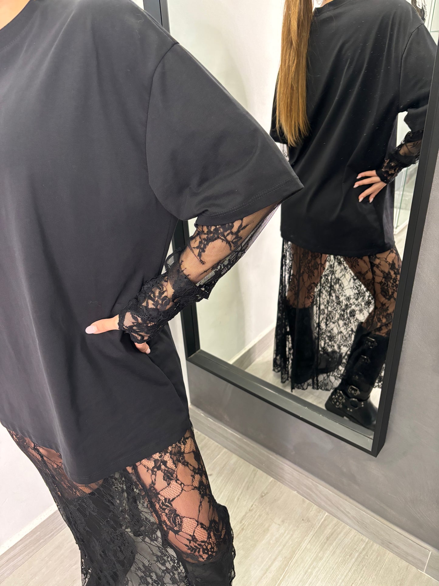 T-shirt Pizzo Vicolo Nera