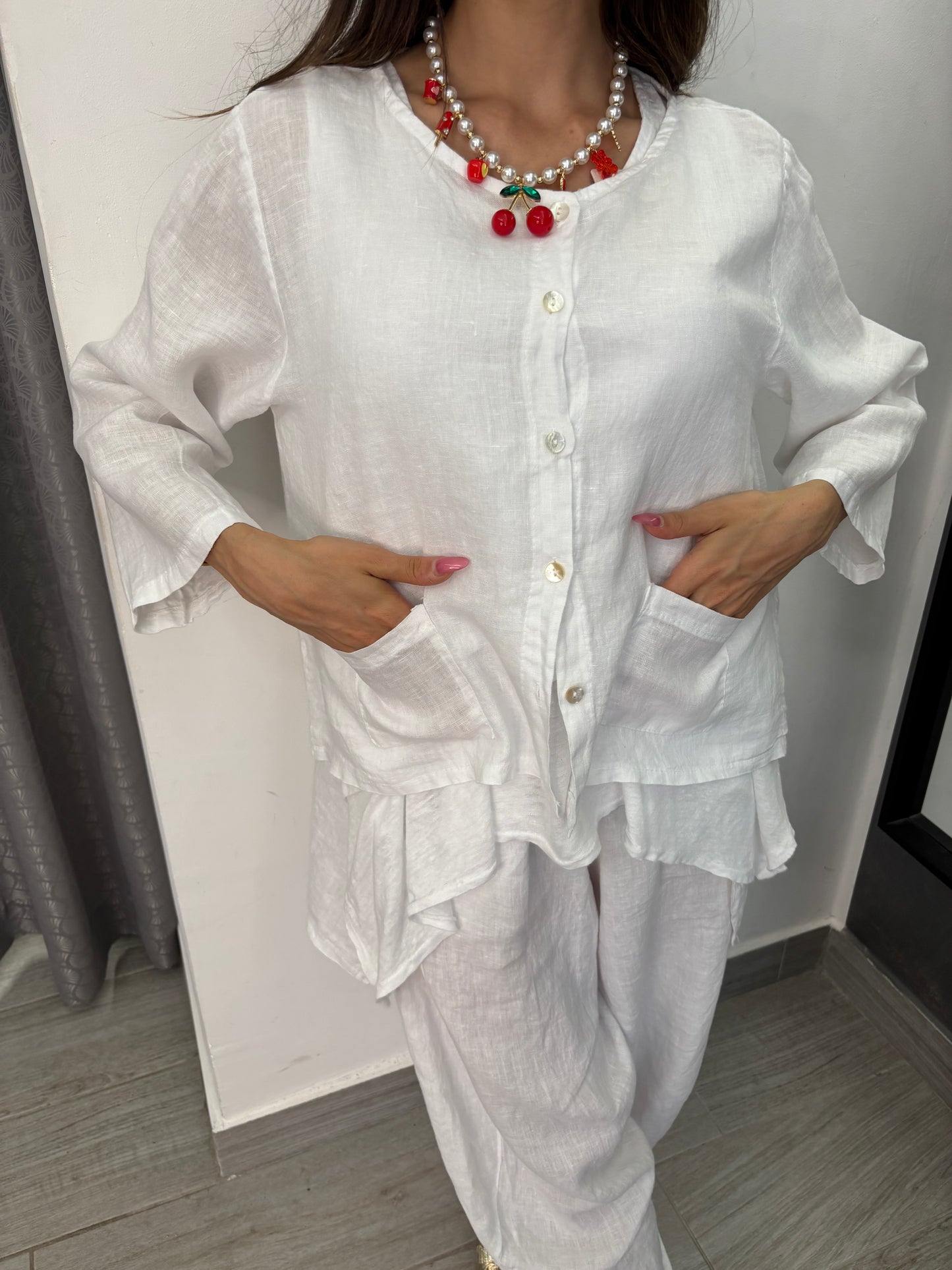 Giacca Nilo Bianca