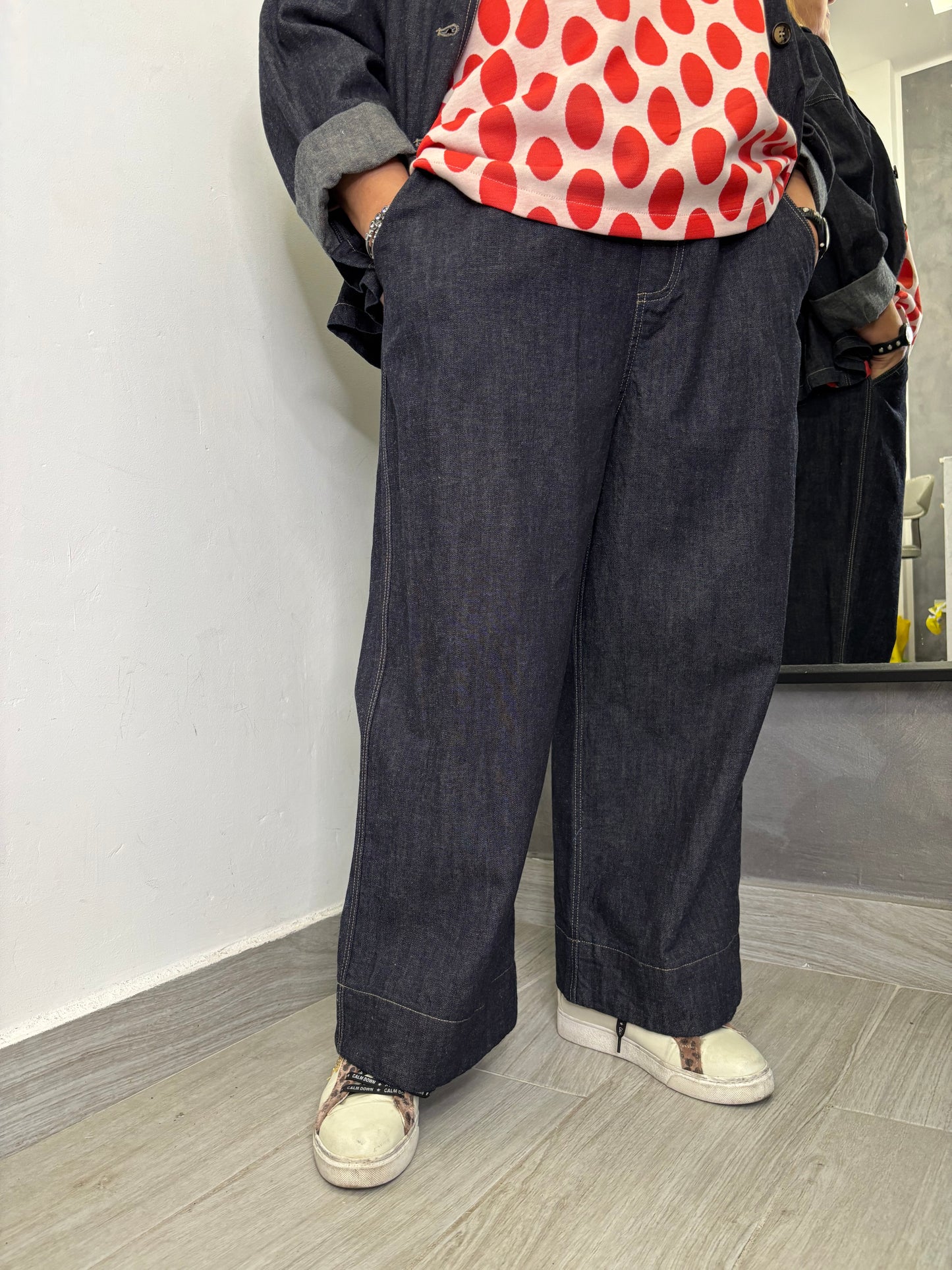 Pantalone Wendy Celyne Jeans Blu