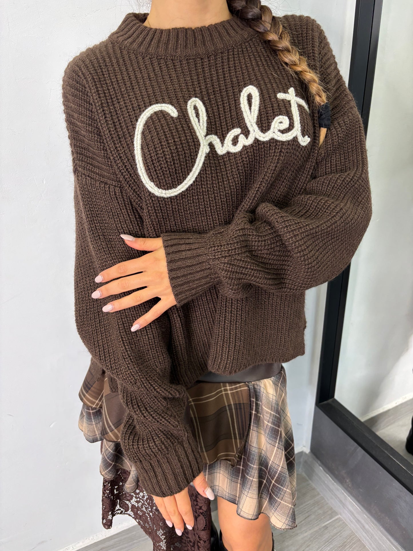 Maglione Chalet Marrone Lumina