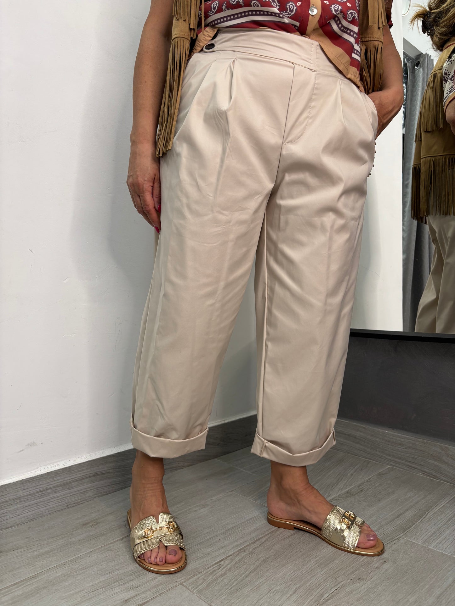 Pantalone Sun Fabiana Beige