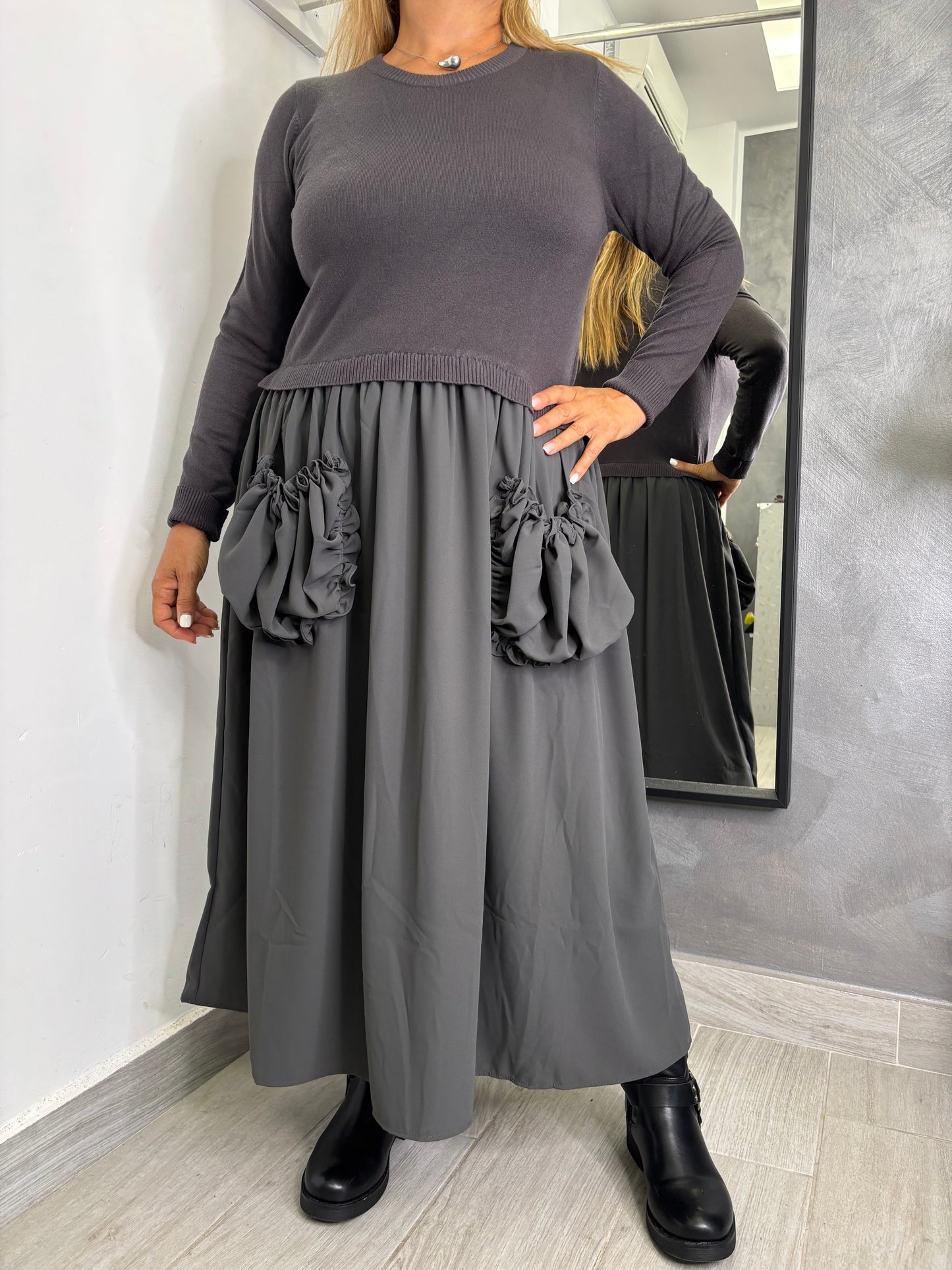 Abito Tabata Grigio
