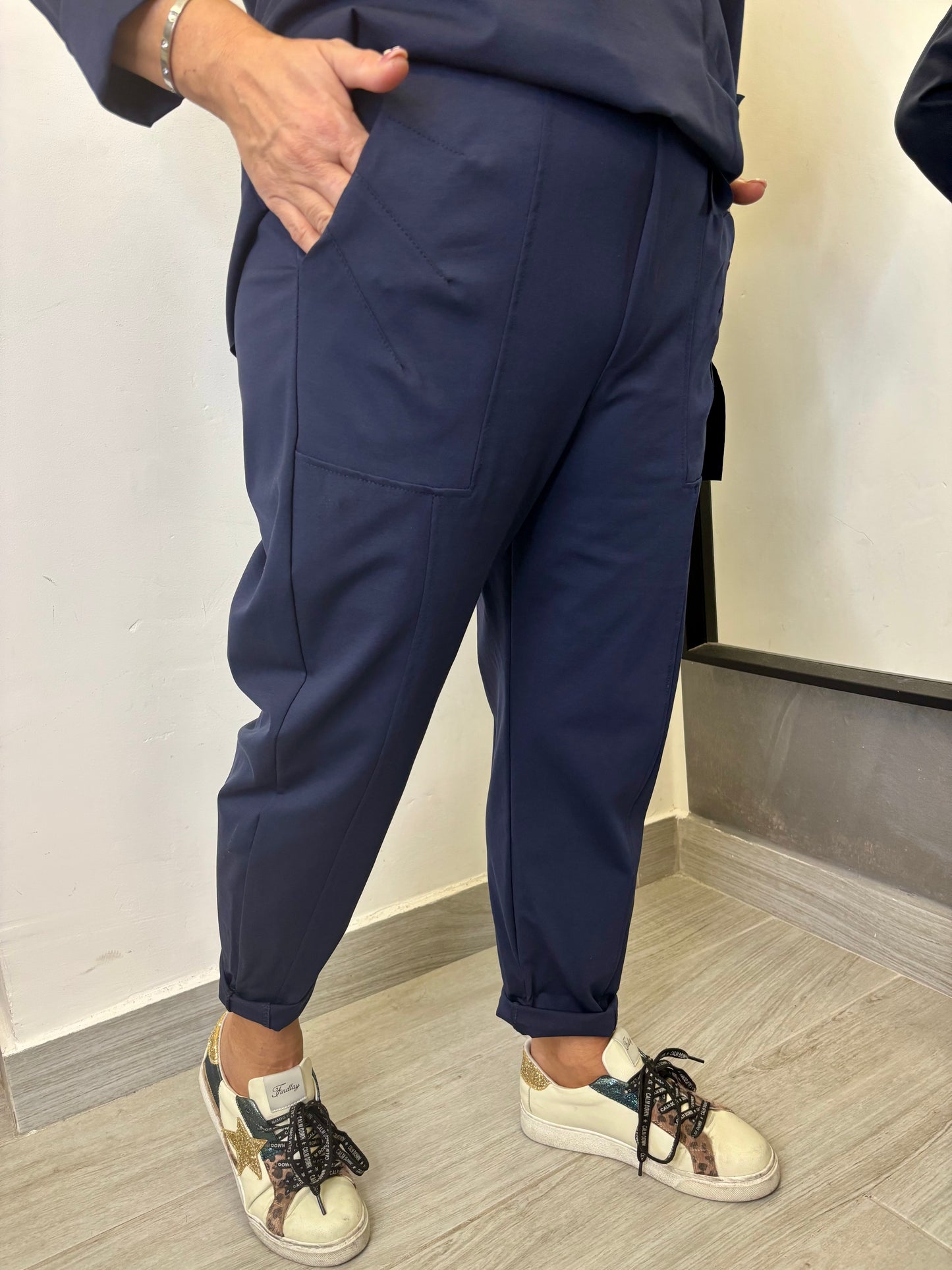 Pantalone 158C Leon Blu