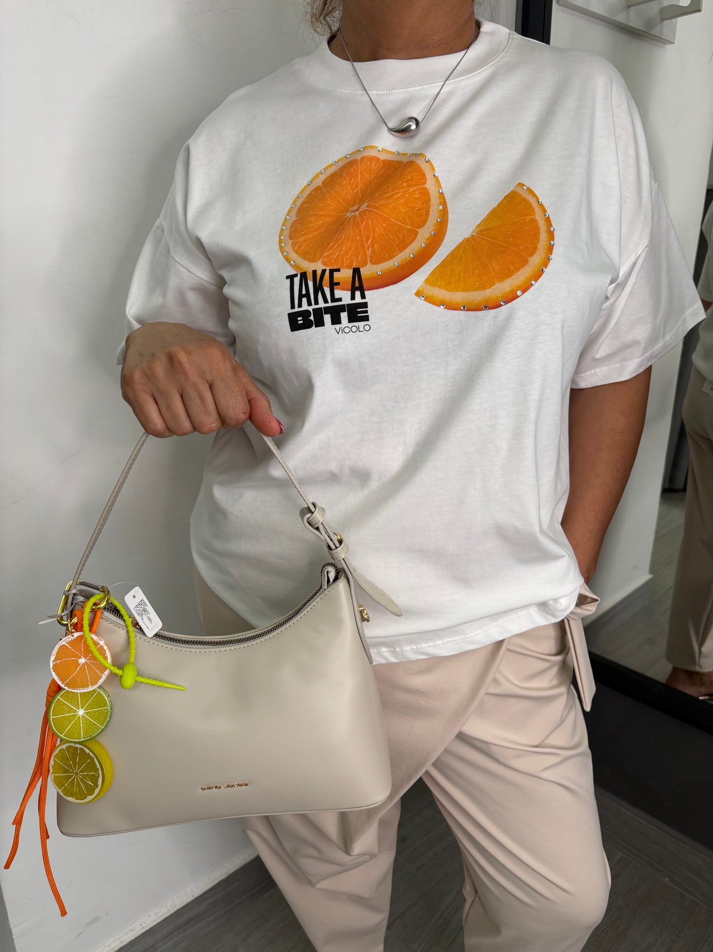 T-Shirt Arancia Vicolo