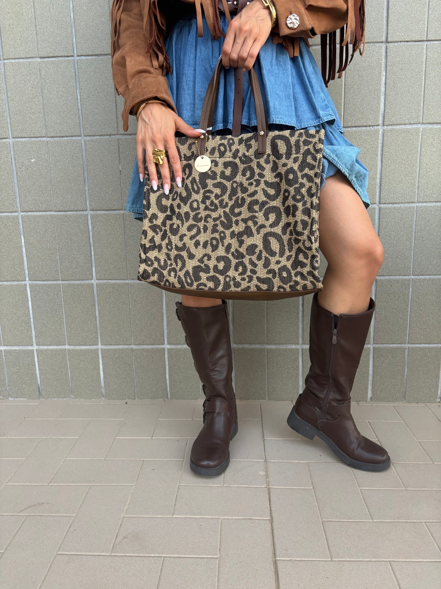 Borsa Leopardata