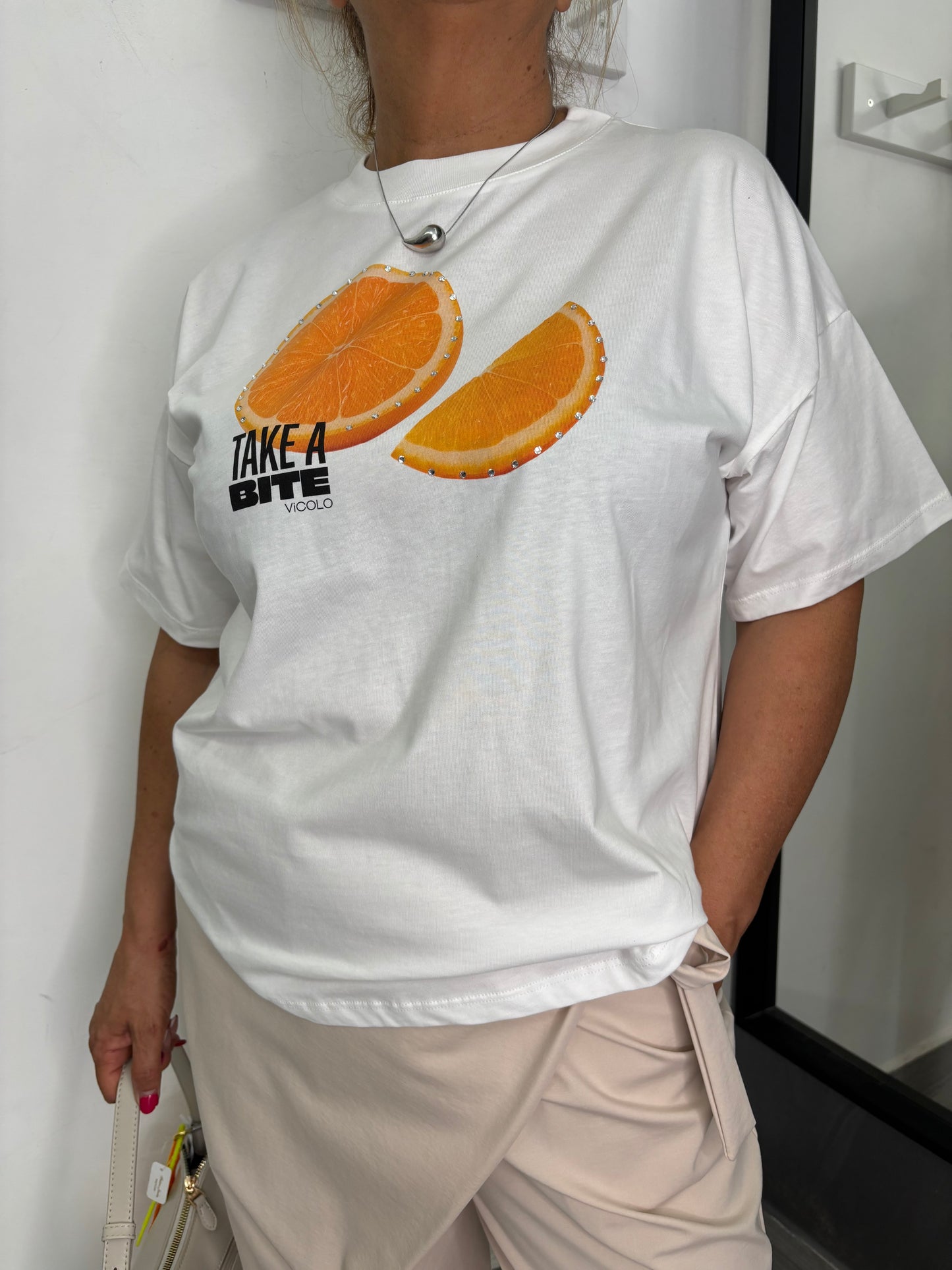 T-Shirt Arancia Vicolo
