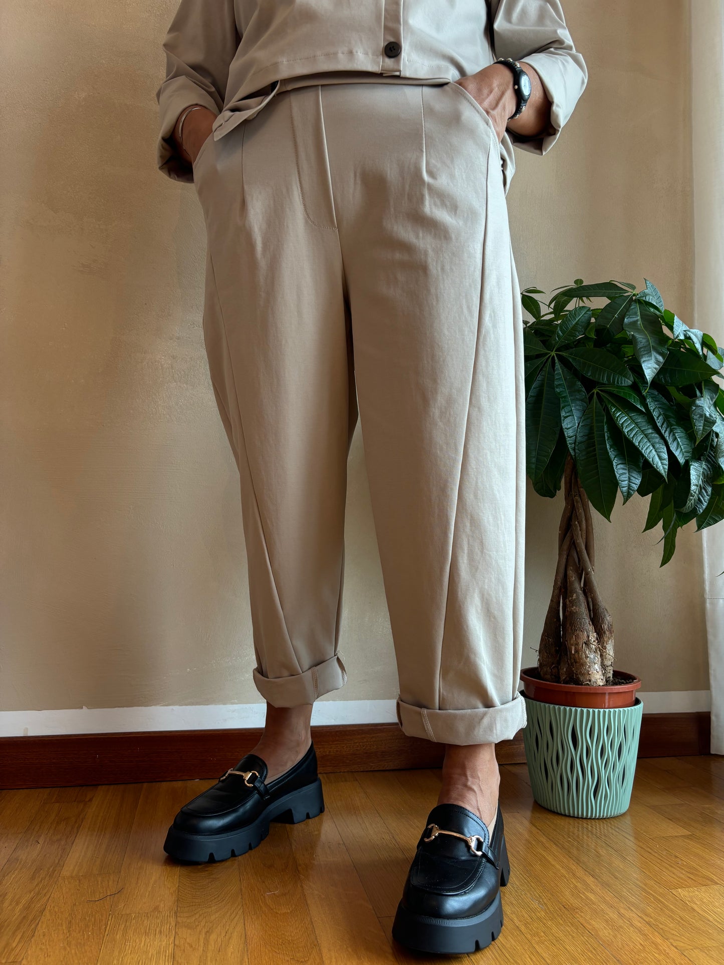 Pantalone Sun Olivia Ghiaccio
