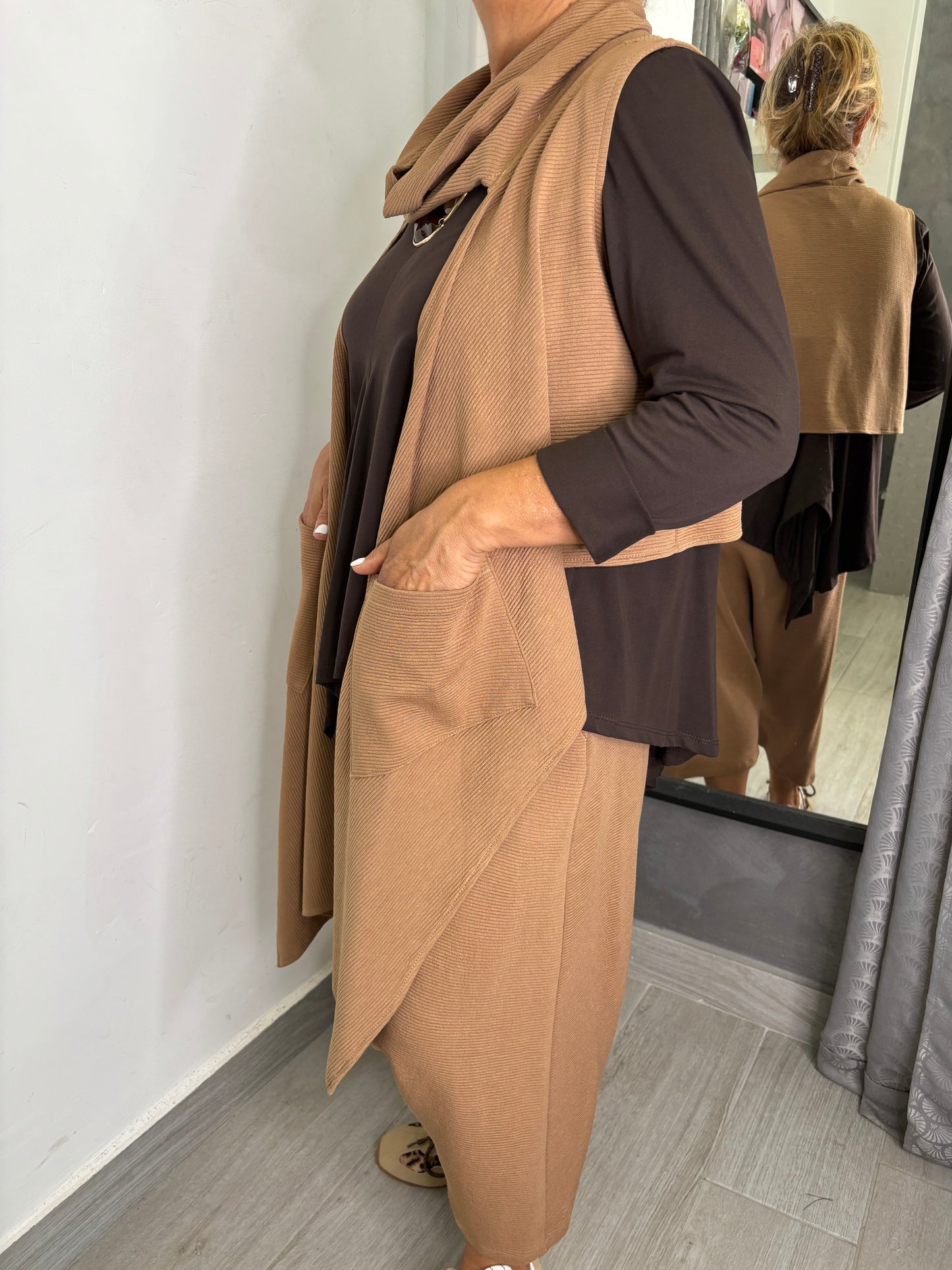 Gilet Wendy Morgan Cammello