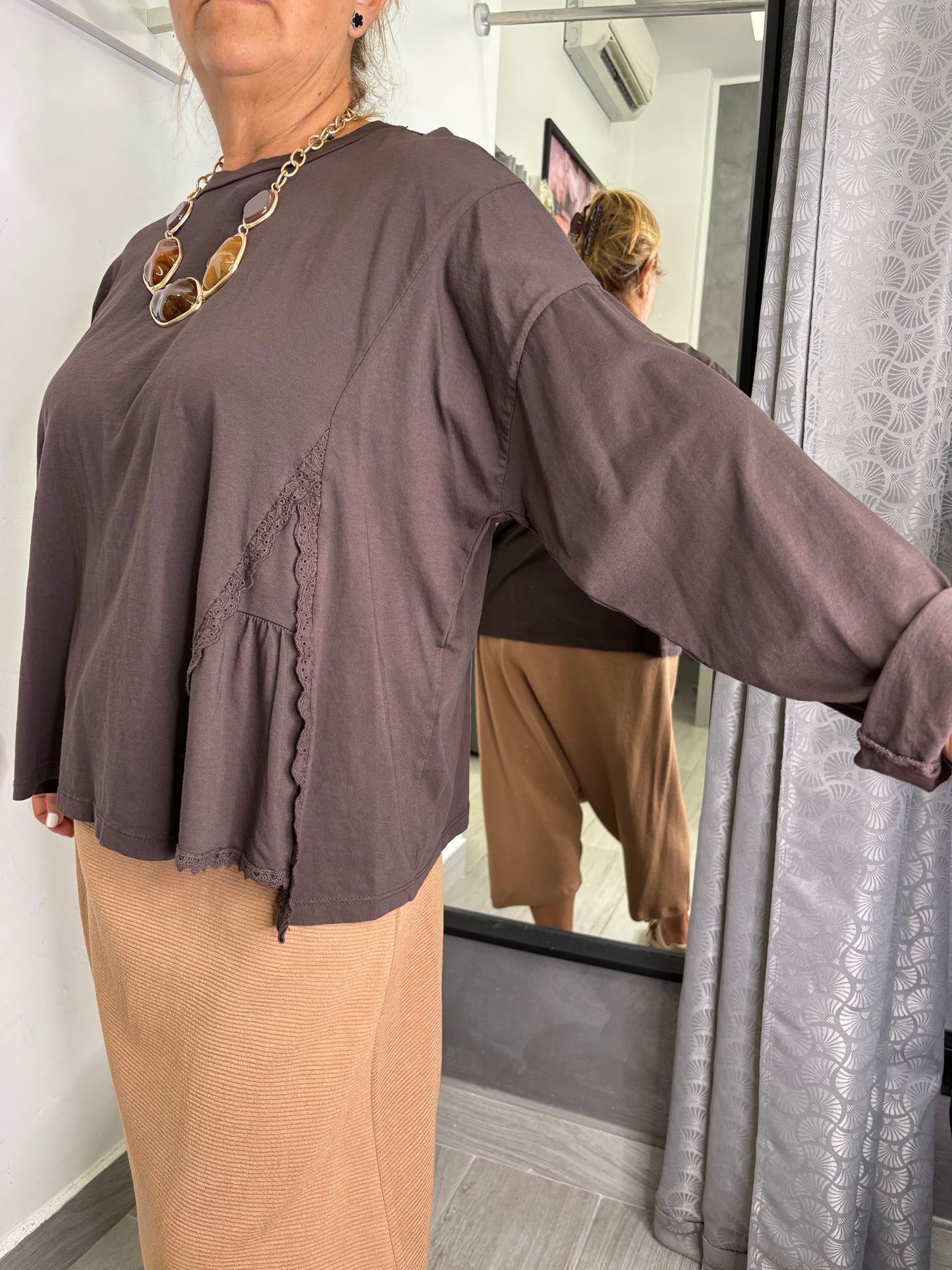 Maglia Giova Marrone