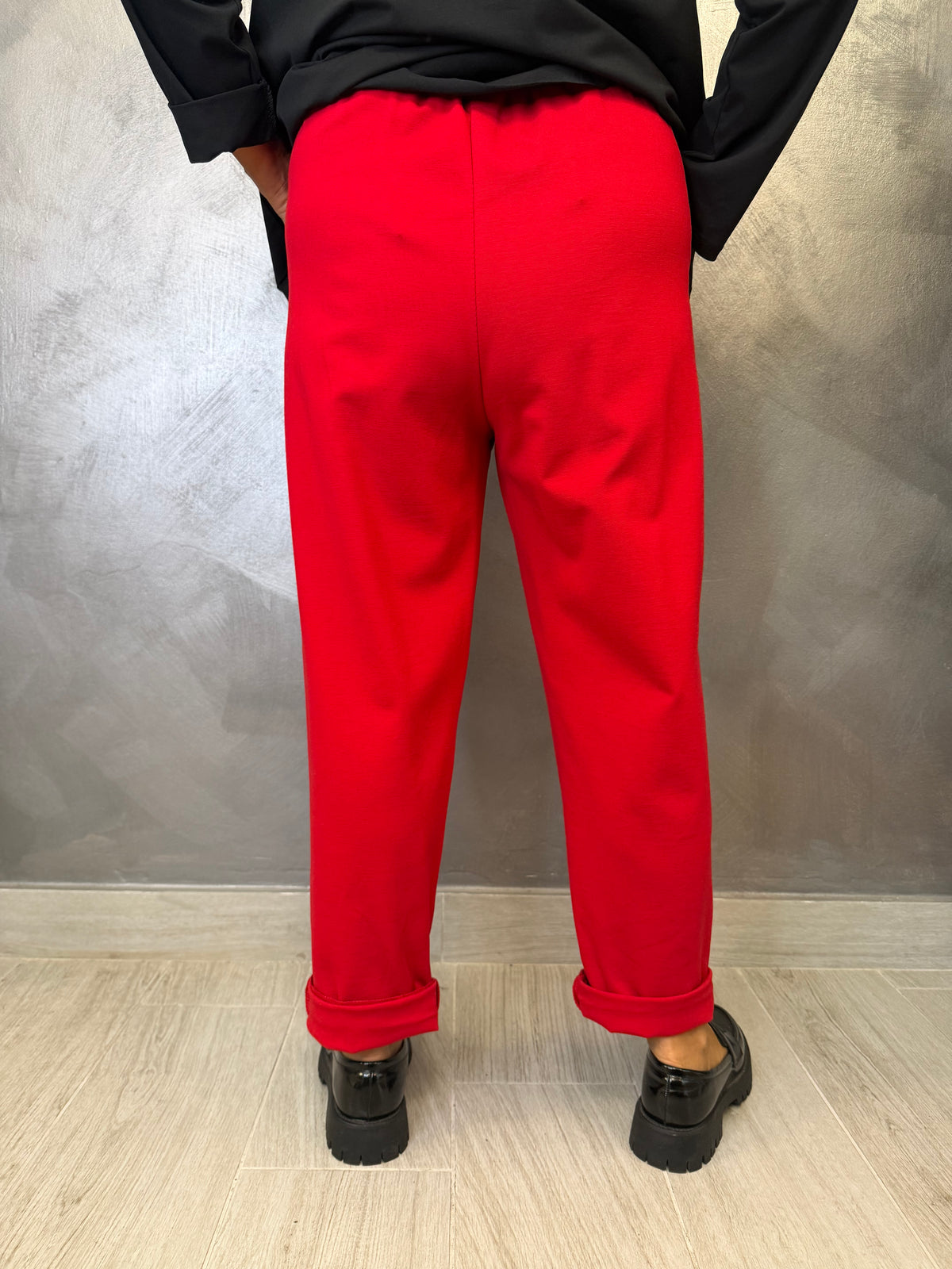Pantalone 158C Rubina Rosso