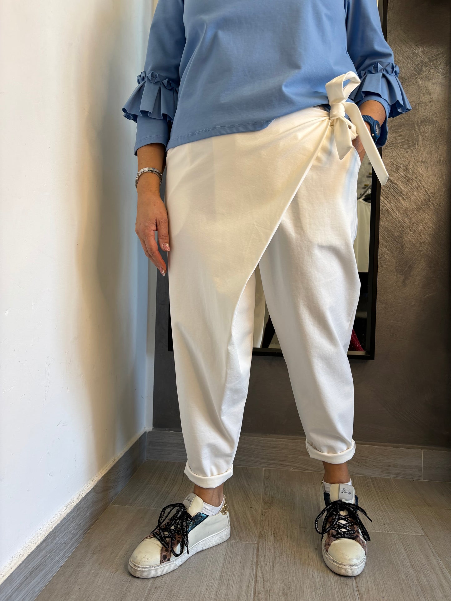 Pantalone Sun Pareo Spring Bianco
