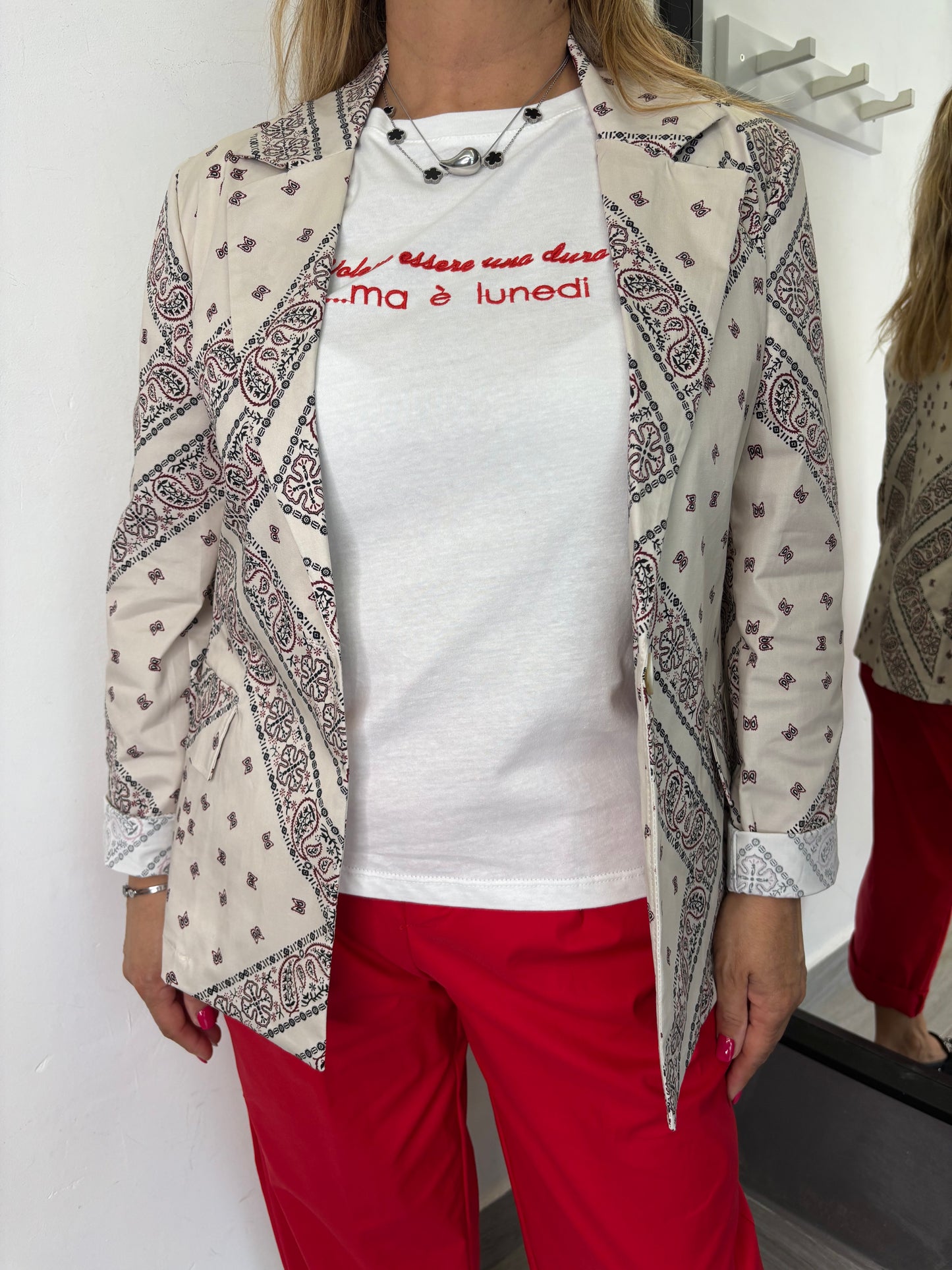 T-shirt Volevo essere una dura …(rossa)