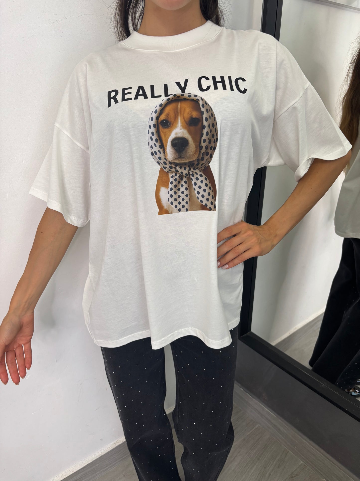 T-Shirt Roses Really Chic Vicolo