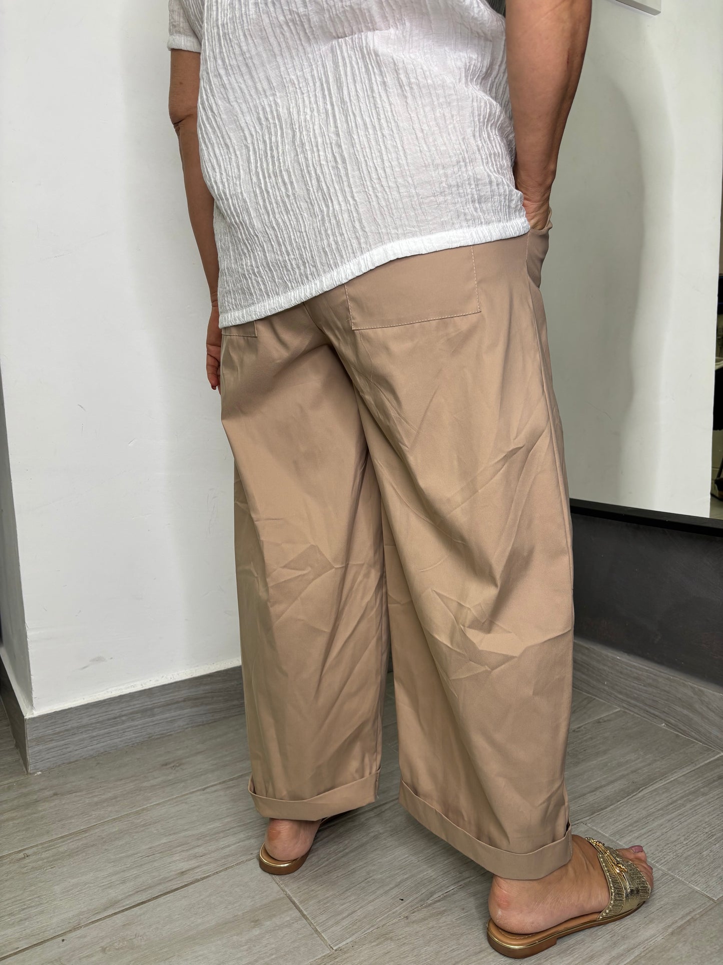 Pantalone Sun Baggy Beige