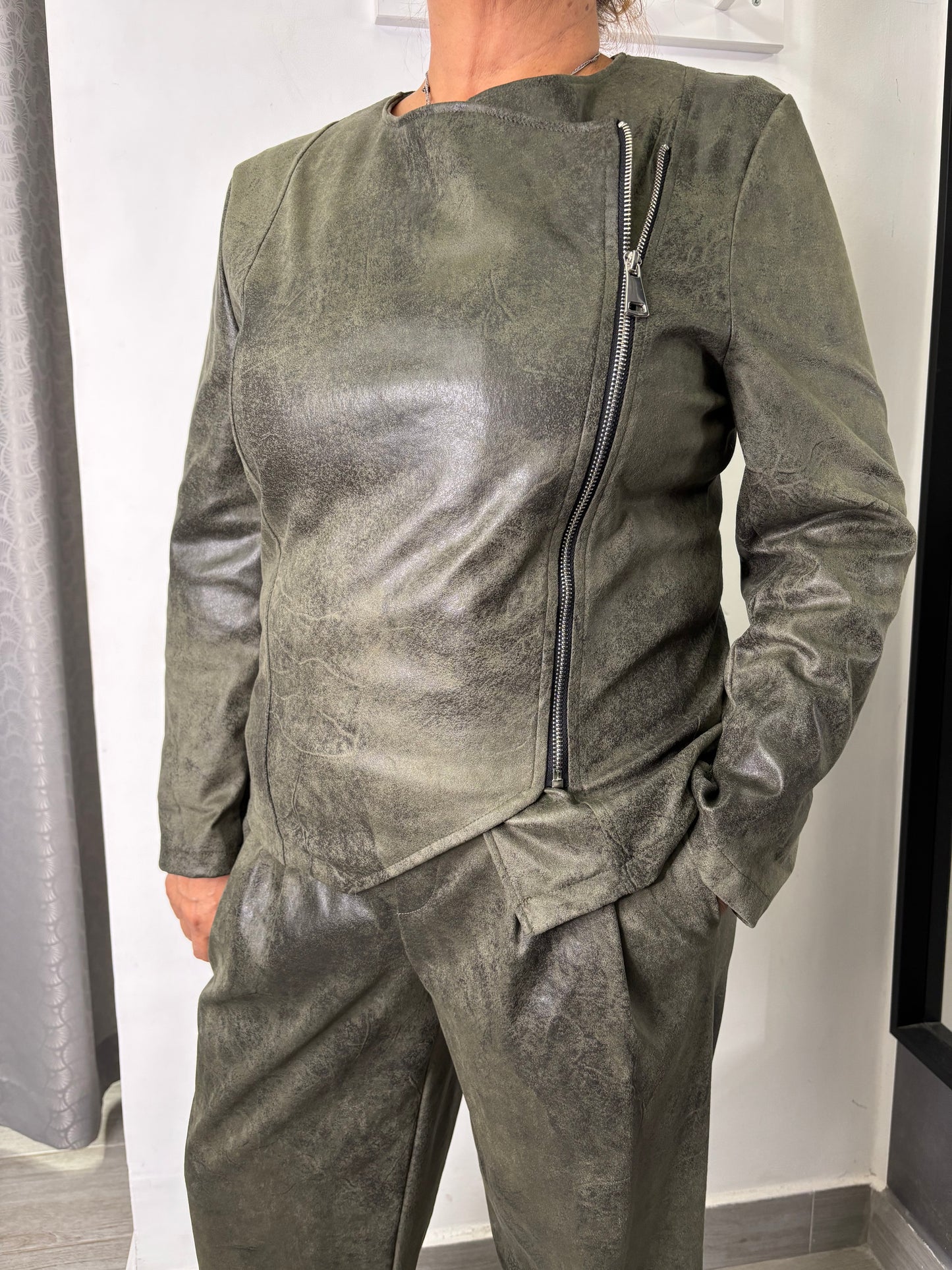 Giacca Sun Dainetto Verde Militare