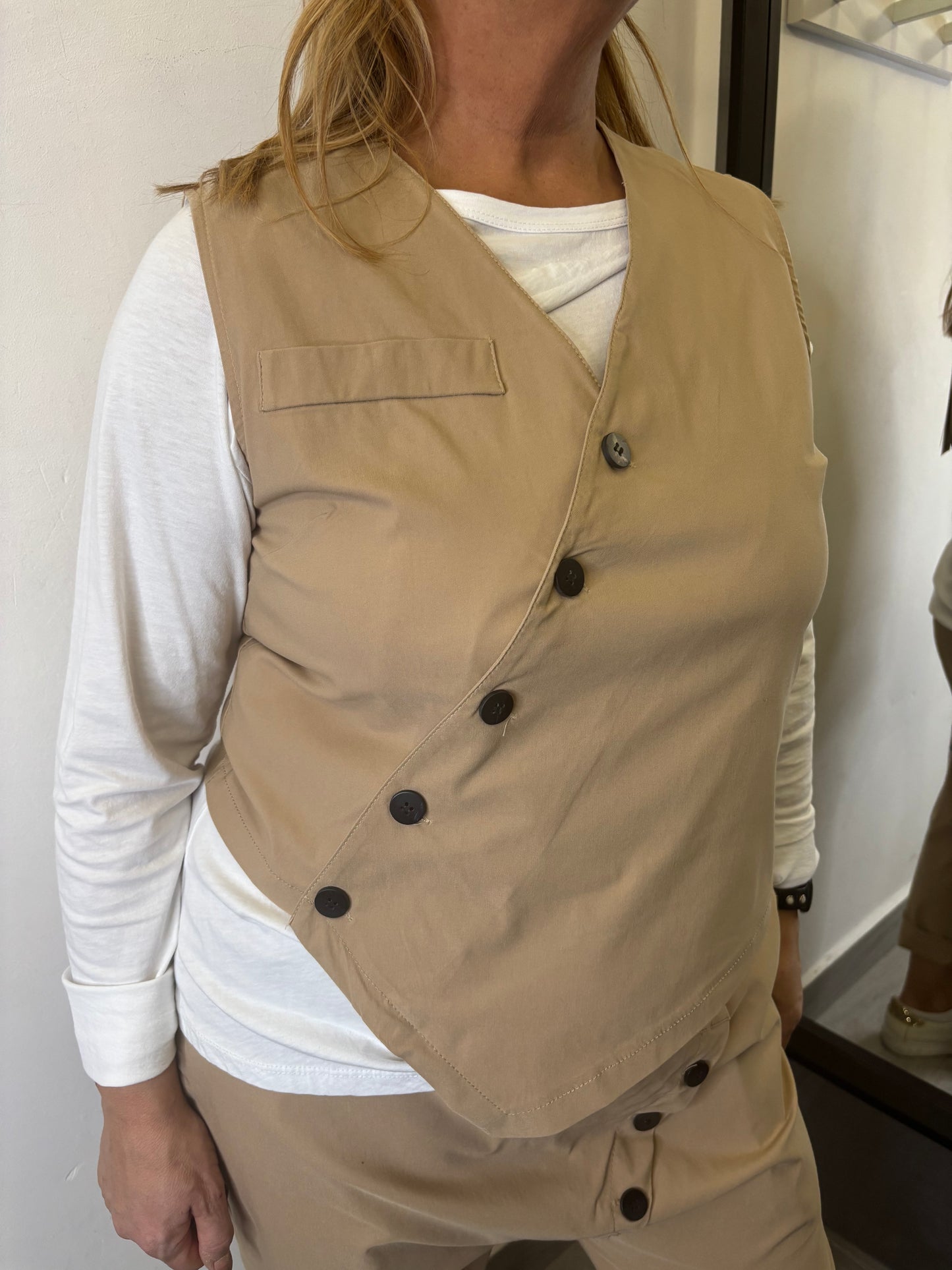 Gilet Sun Jolly Beige Scuro