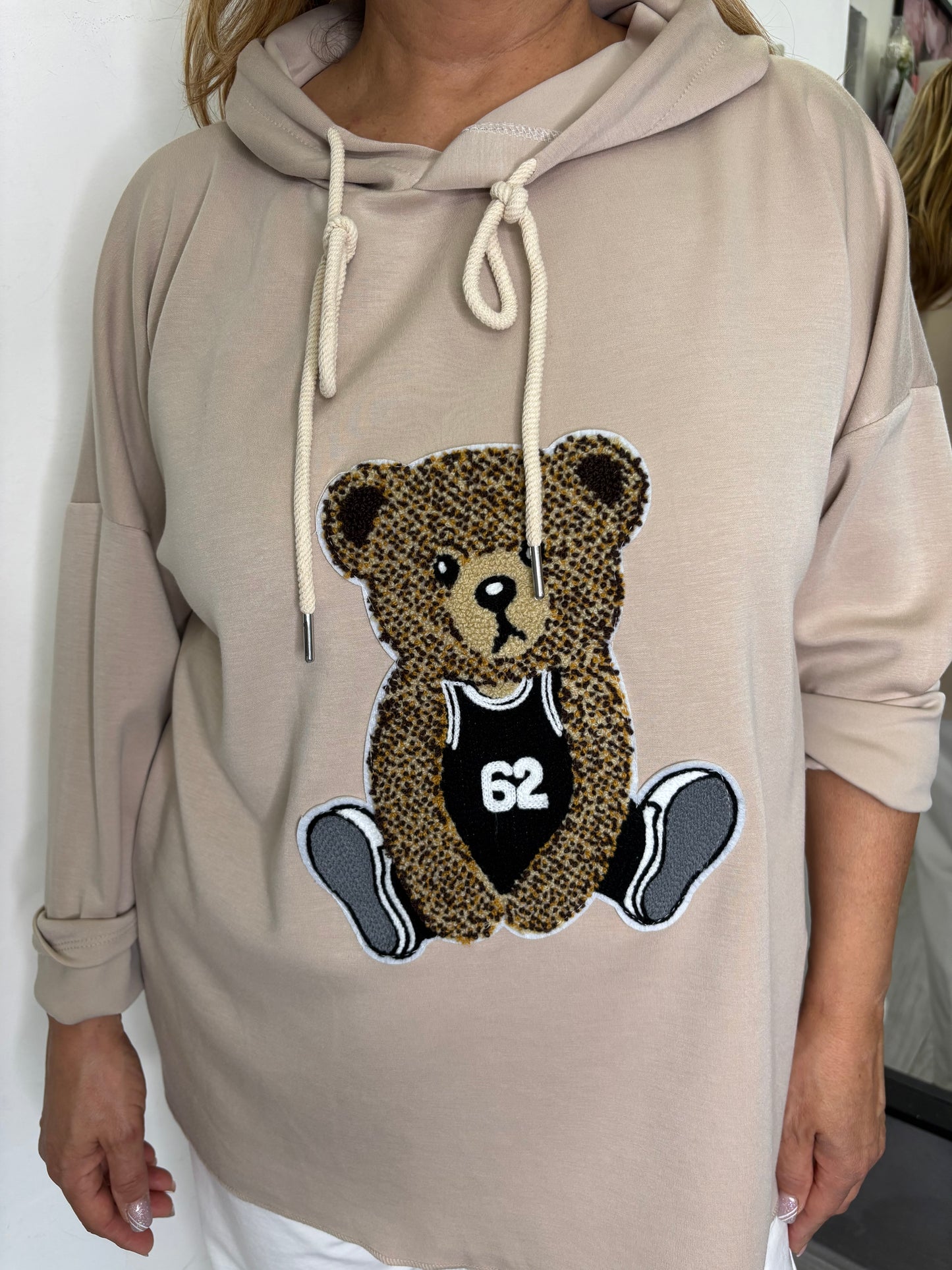 Felpa Teddy Beige