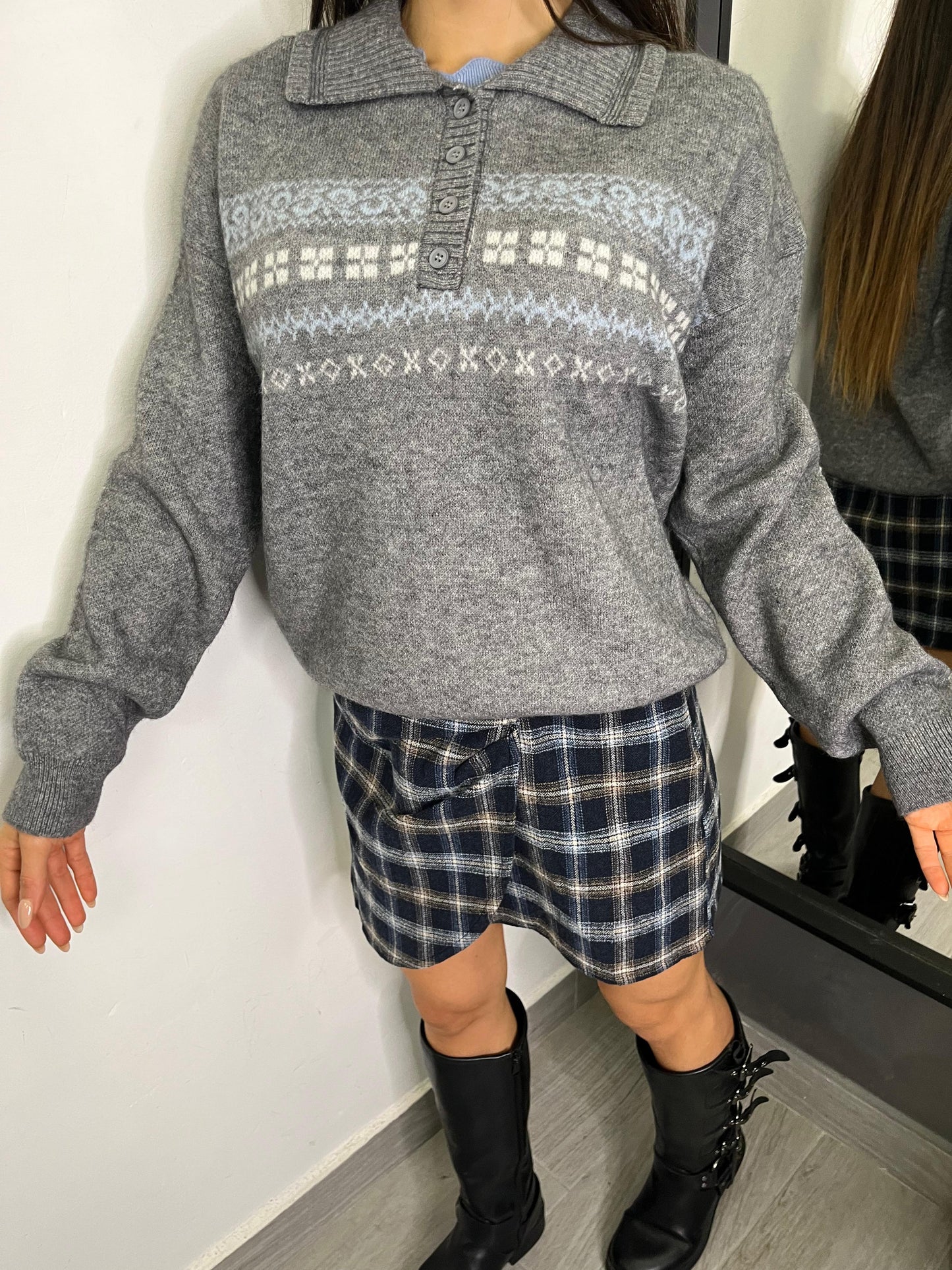 Maglione Grechine Grigio