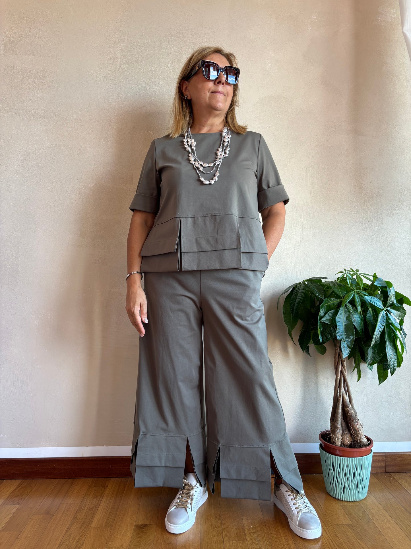 Pantalone Sun Cindy Verde Militare