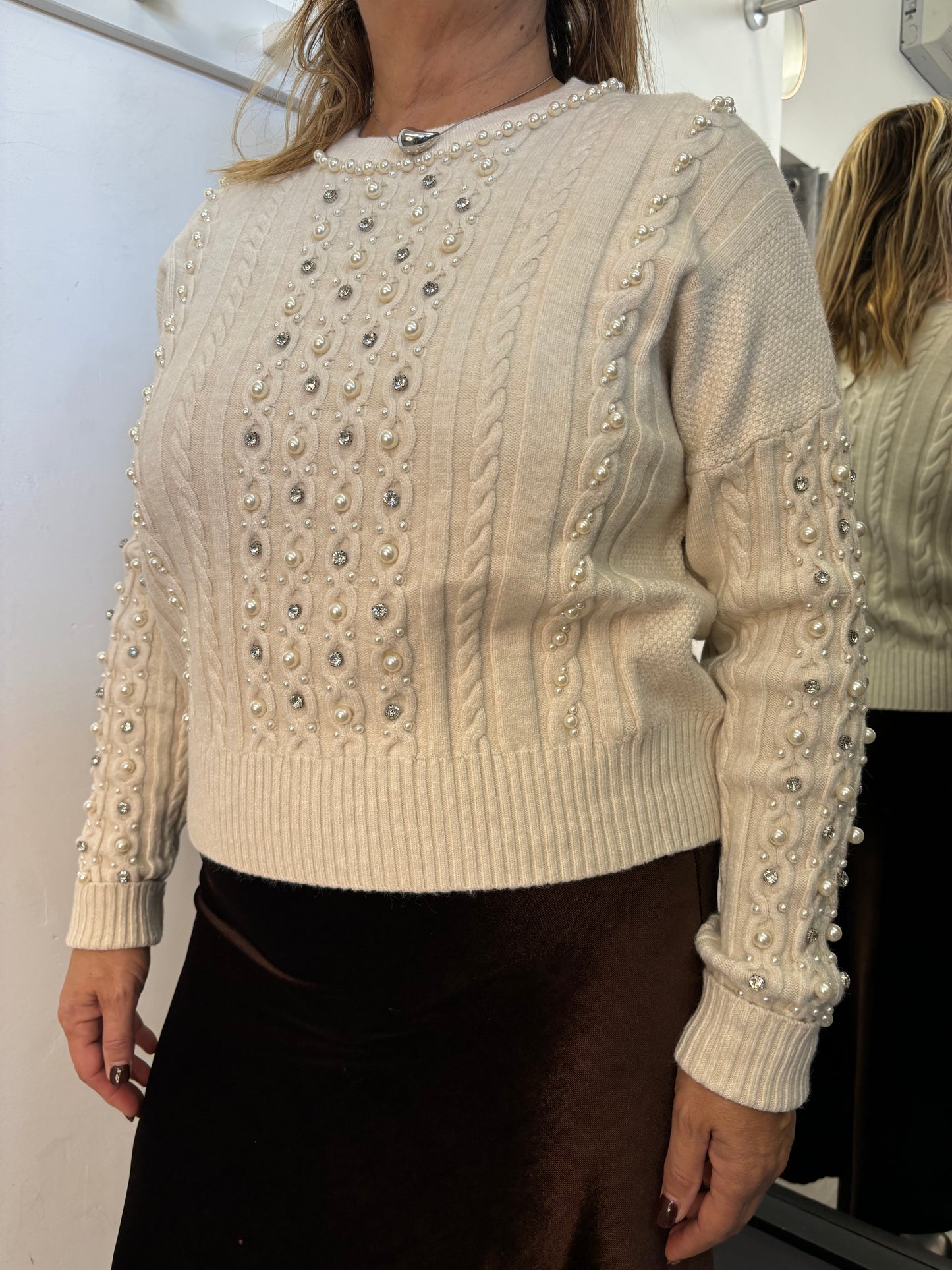 Maglione Perla Burro
