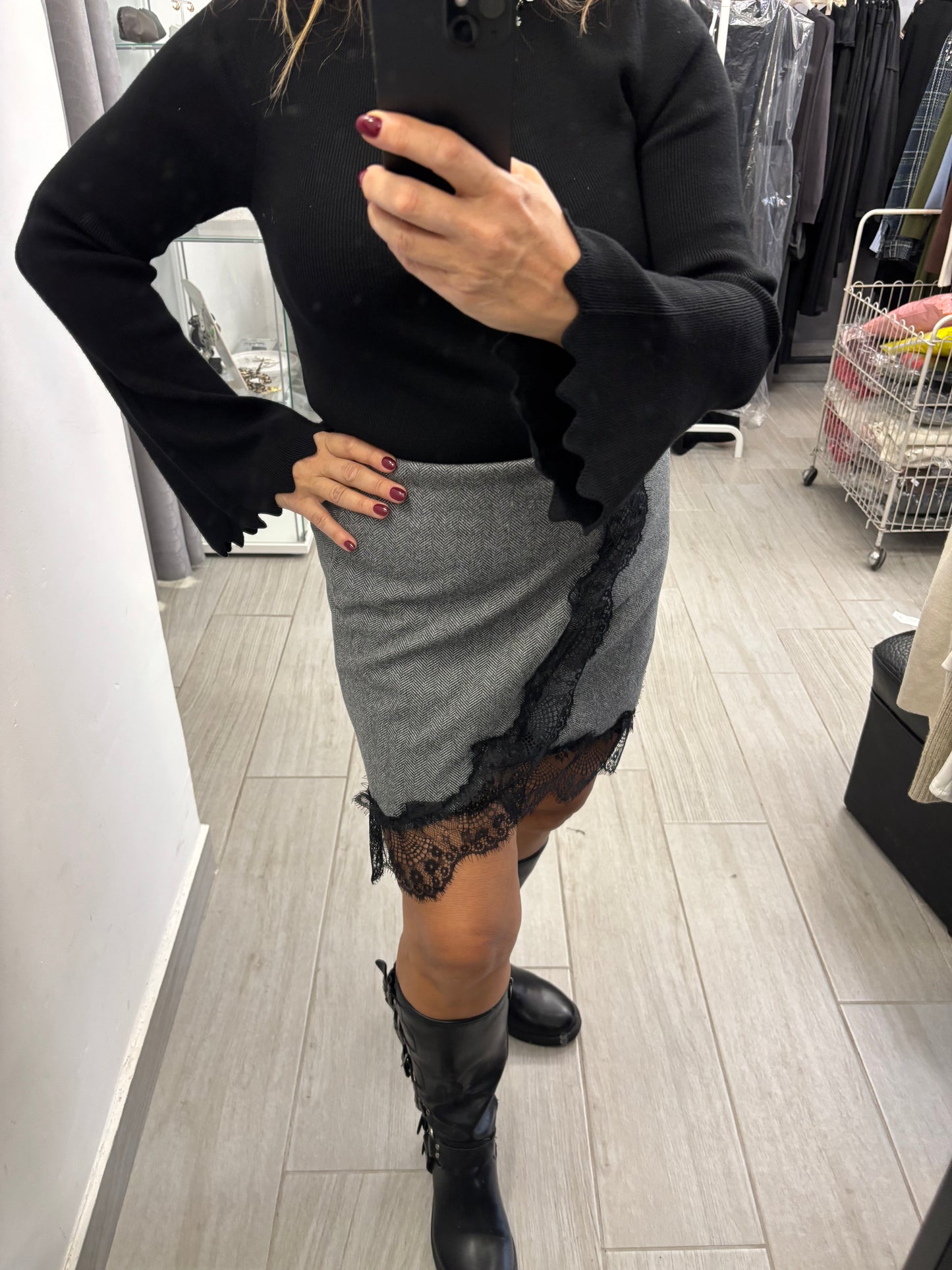 Gonna Spigata Grigia