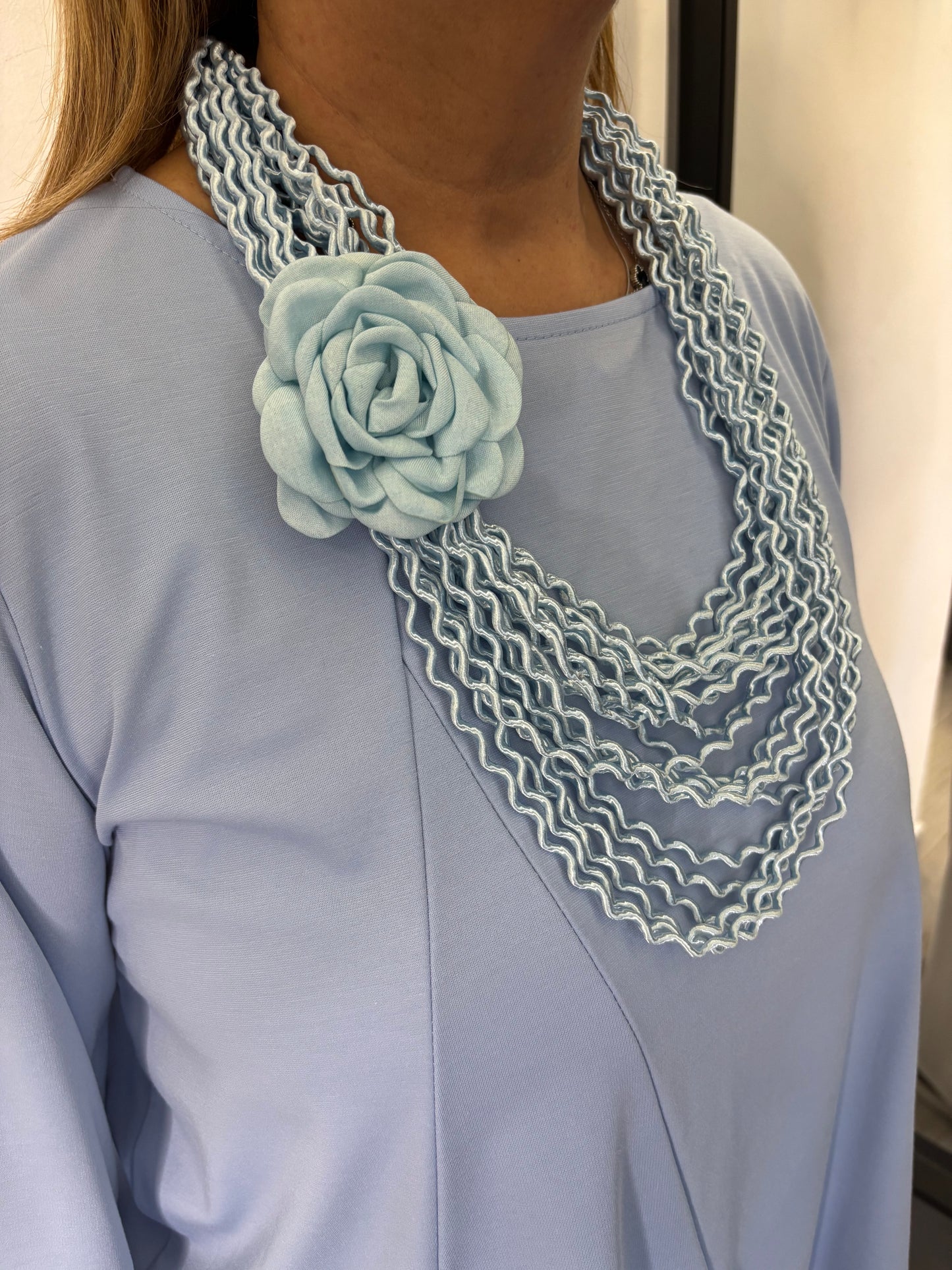 Collana Rose Celeste