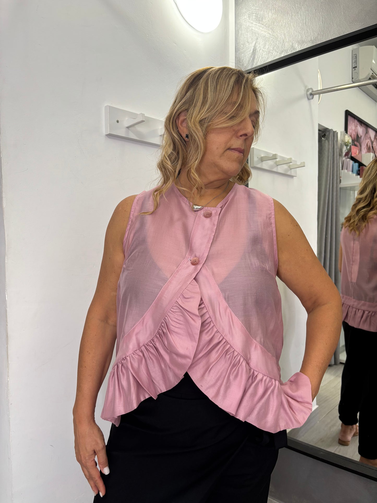 Canotta Wendy Melody Rosa