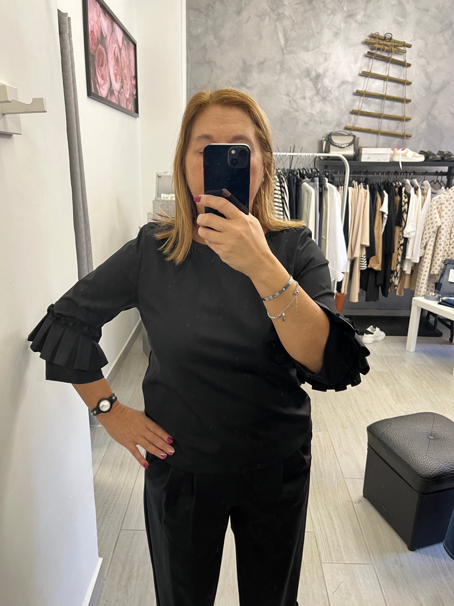 Casacca Sun Charlotte Nera