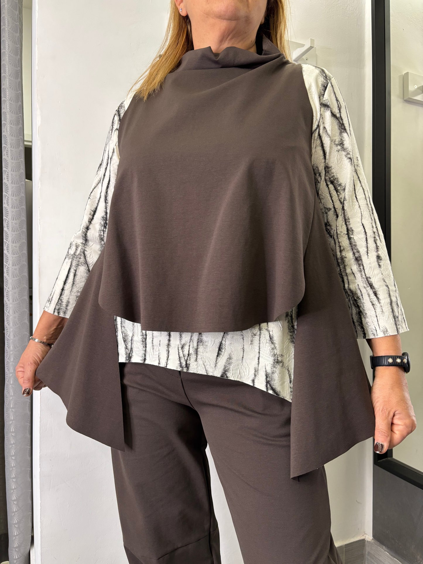 Gilet Wendy Marrone