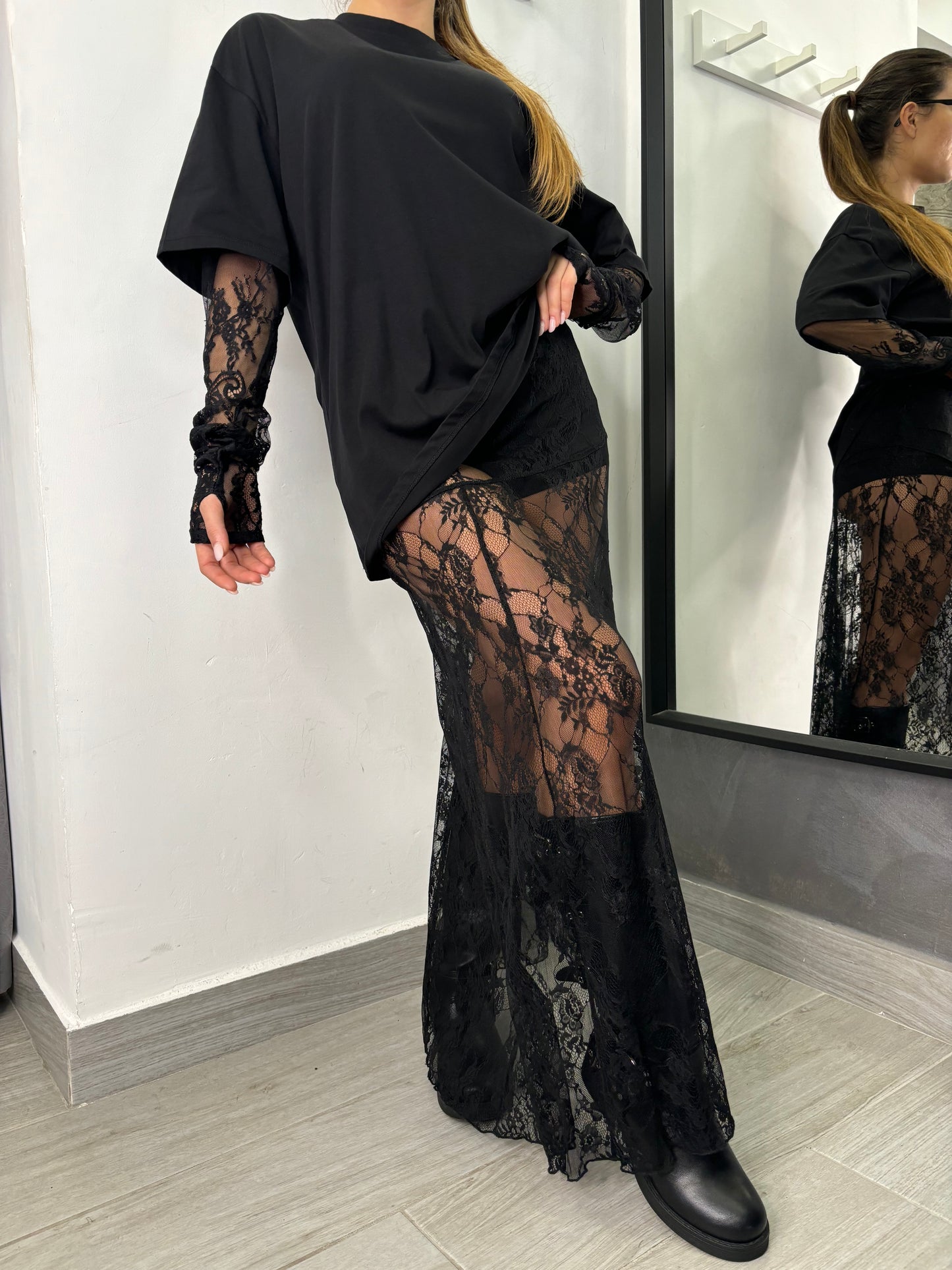 T-shirt Pizzo Vicolo Nera
