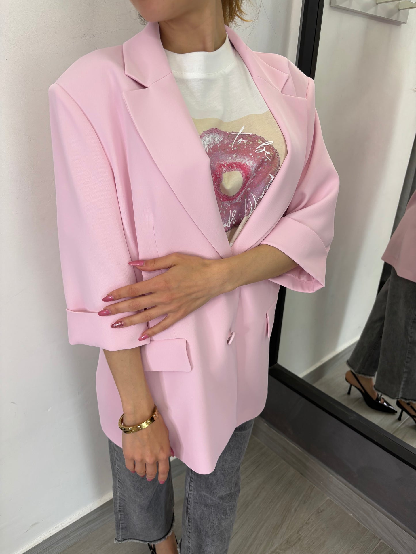 Blazer Rosa Confetto Imperial