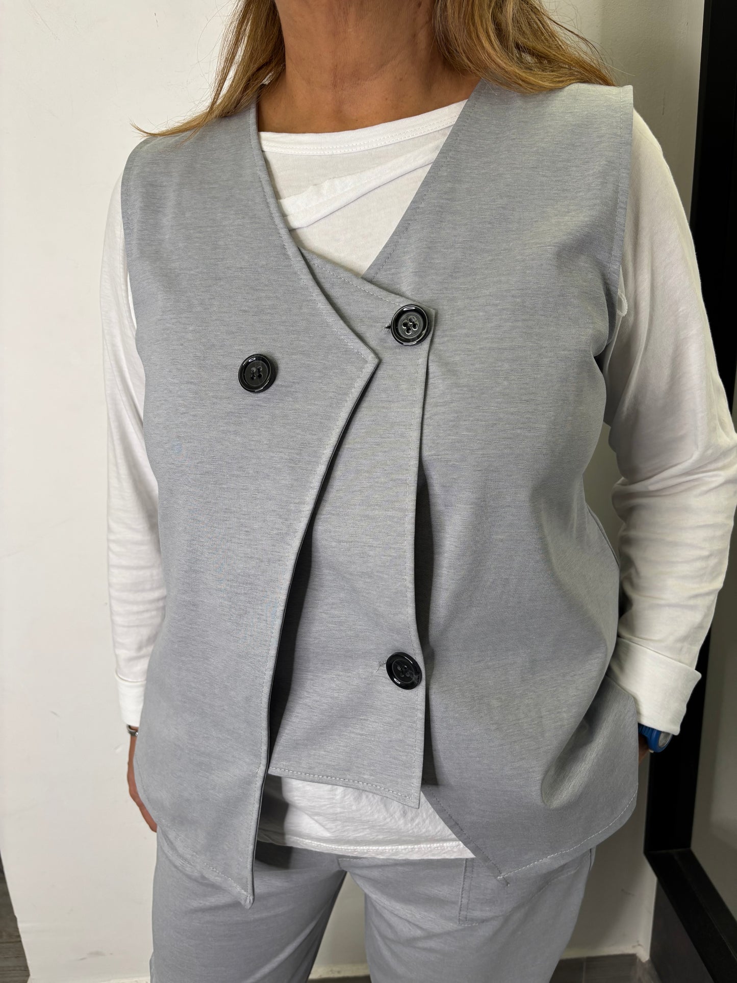 Gilet 158C Ely Grigio