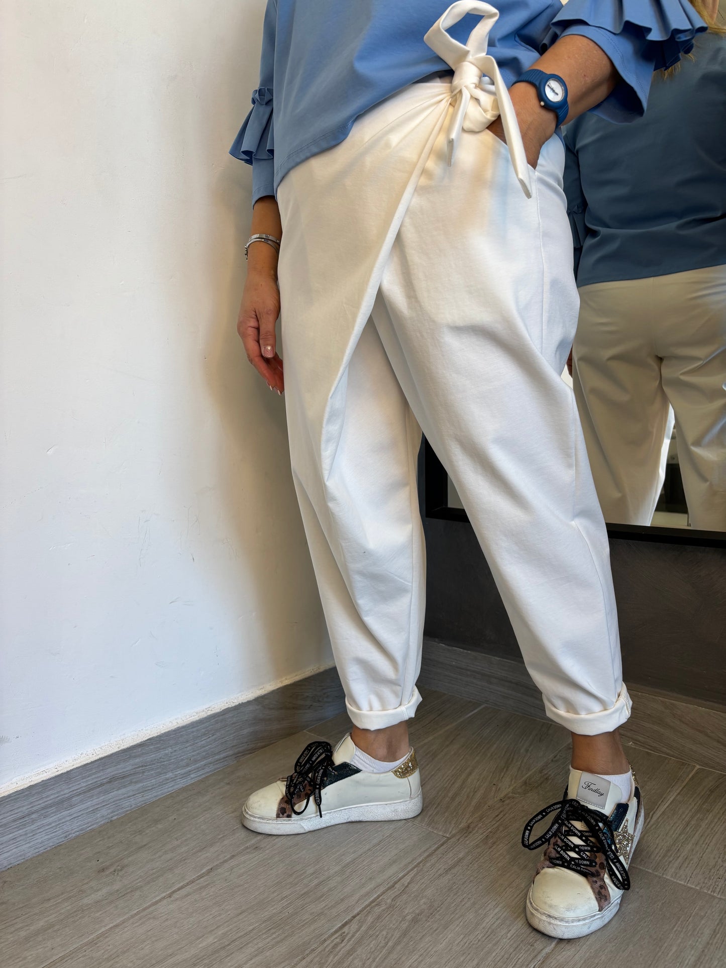 Pantalone Sun Pareo Spring Bianco