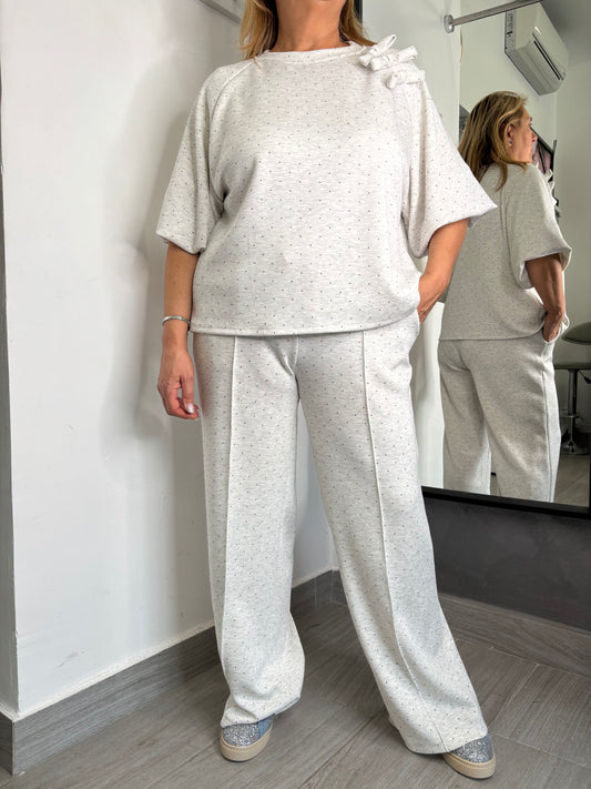 Pantalone Pois Grigio
