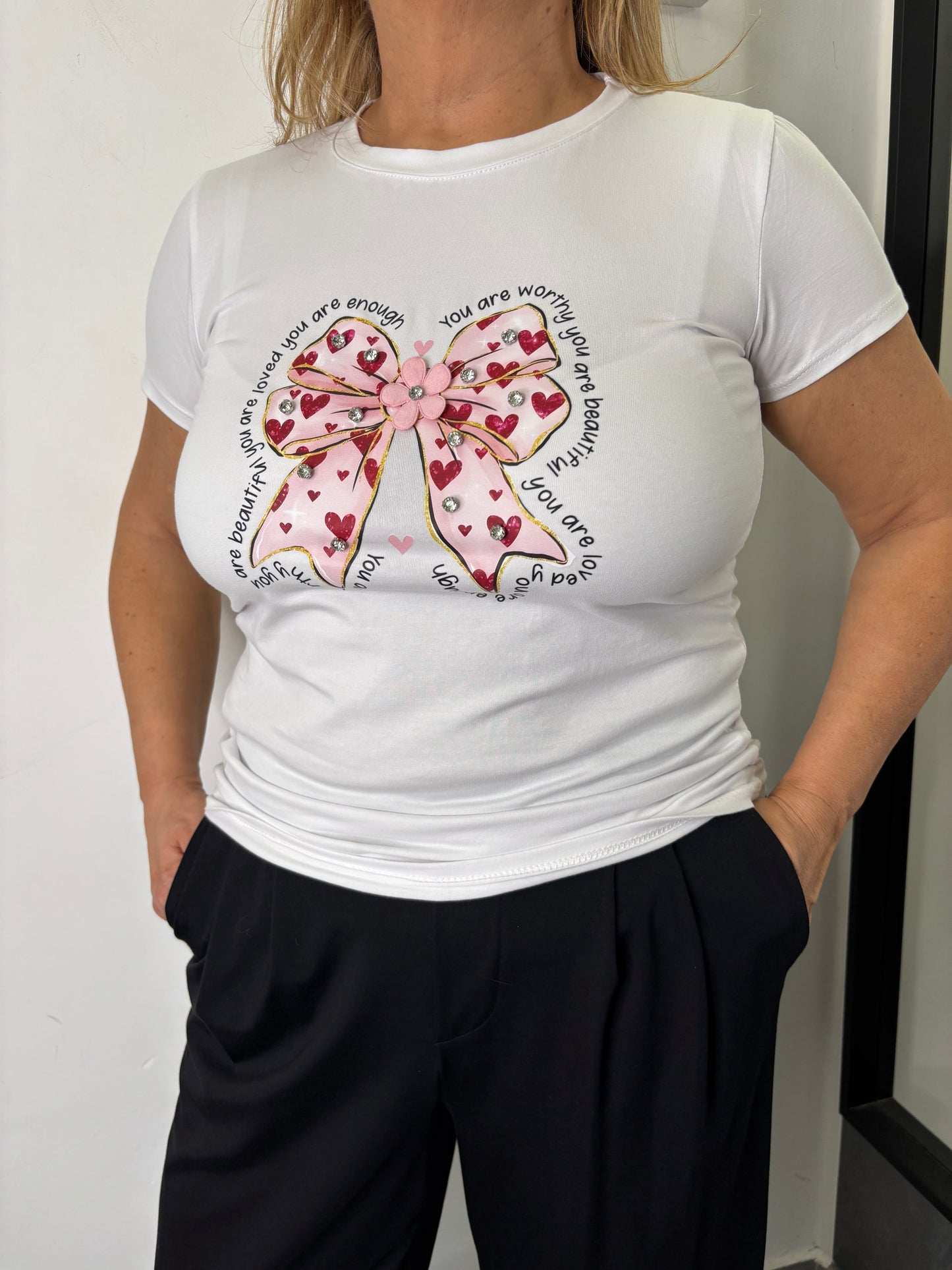 T-shirt Fiocco Bianca