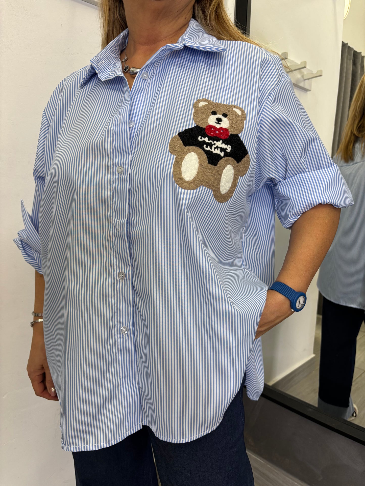 Camicia a righe Teddy