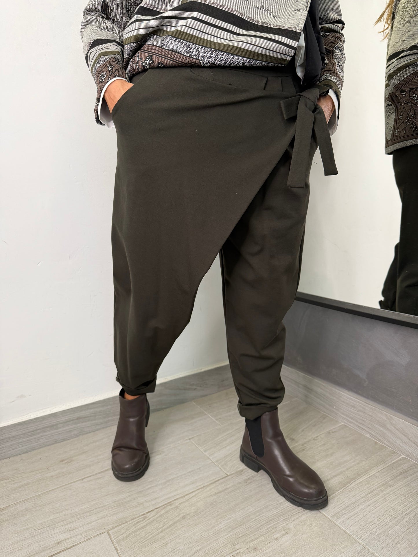 Pantalone Sun Pareo Winter Verde Bottiglia