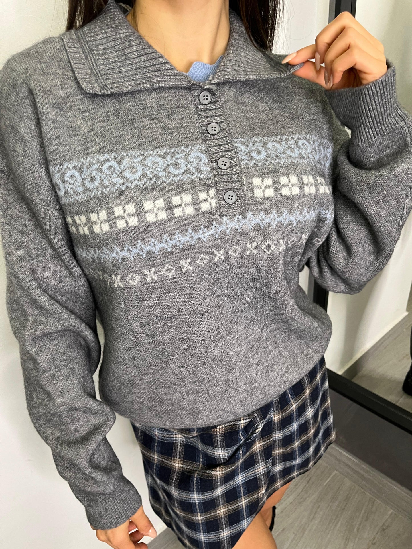 Maglione Grechine Grigio