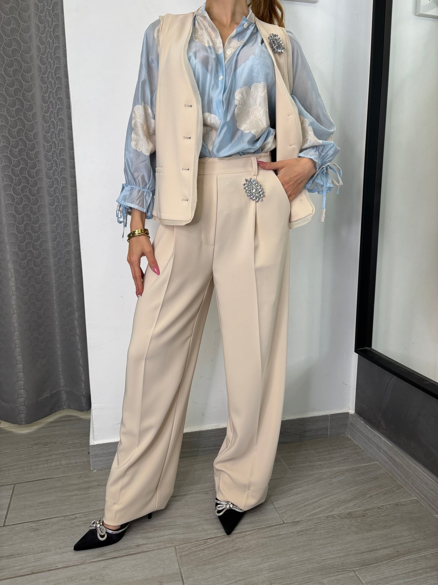 Pantalone Flora Burro Imperial