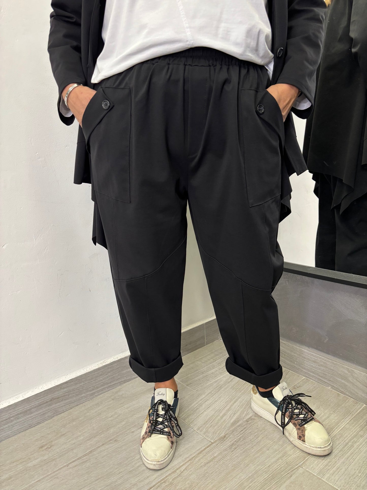 Pantalone 158C Carola Nero