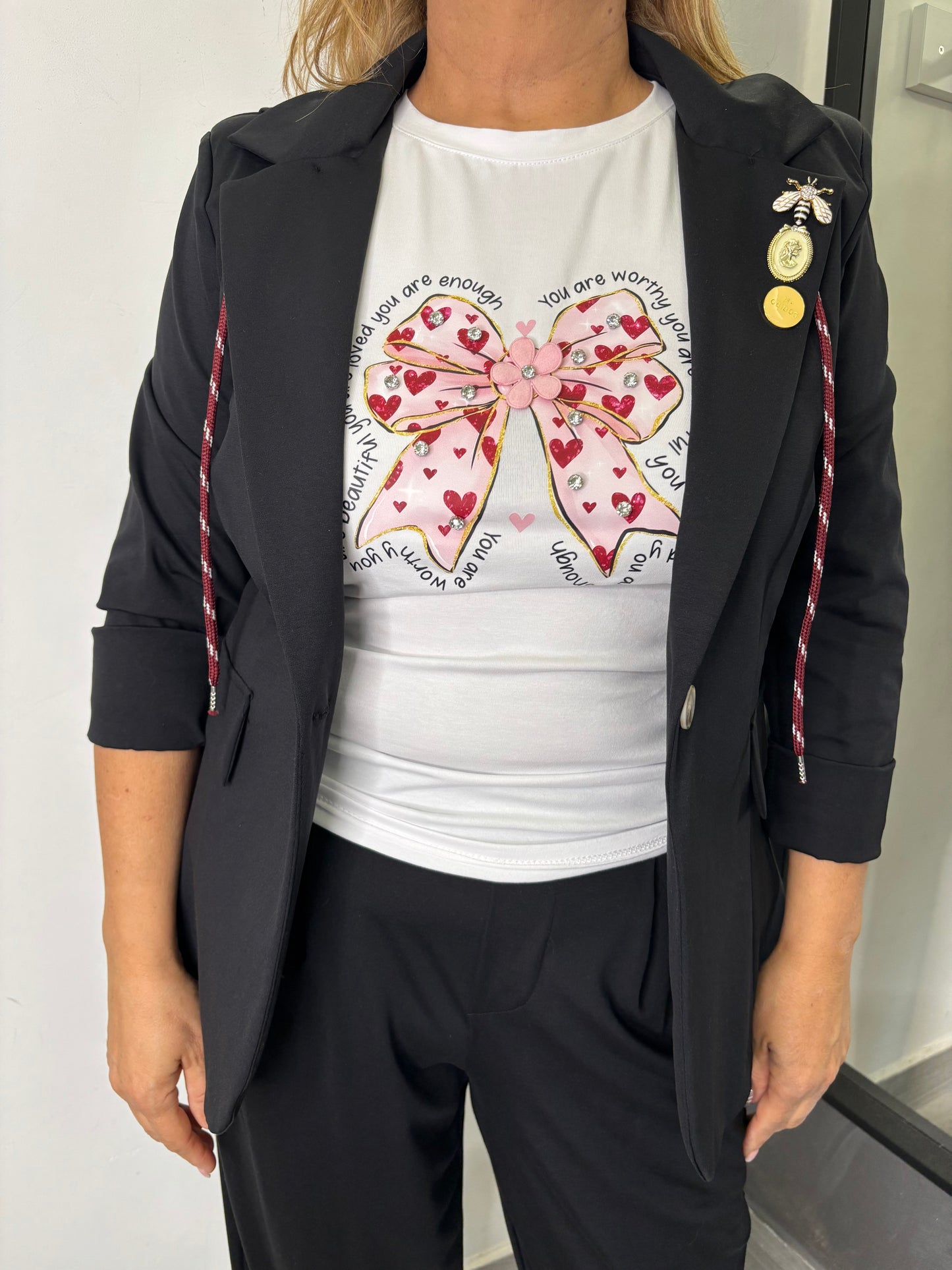 T-shirt Fiocco Bianca