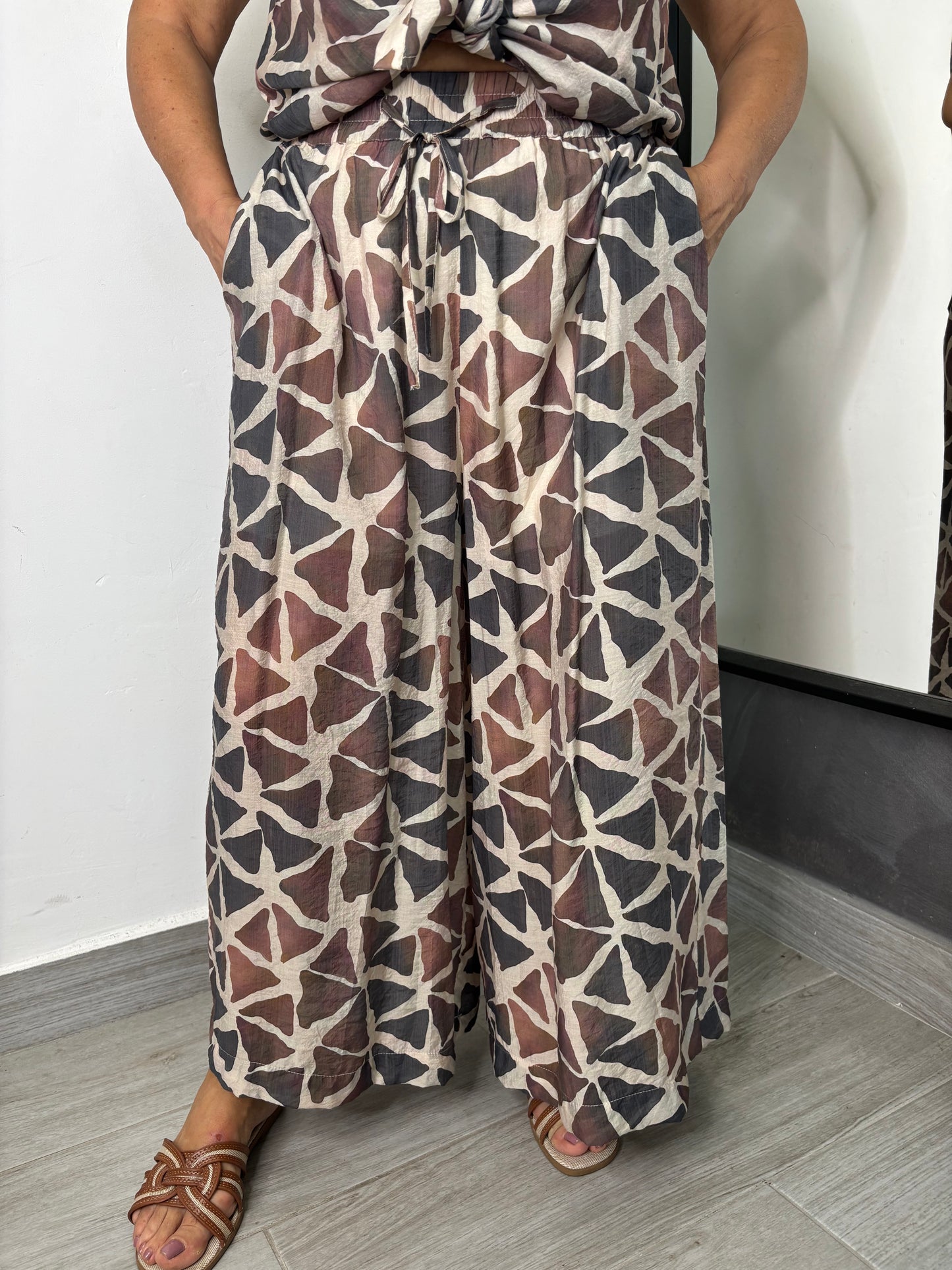Pantalone Grace Marrone